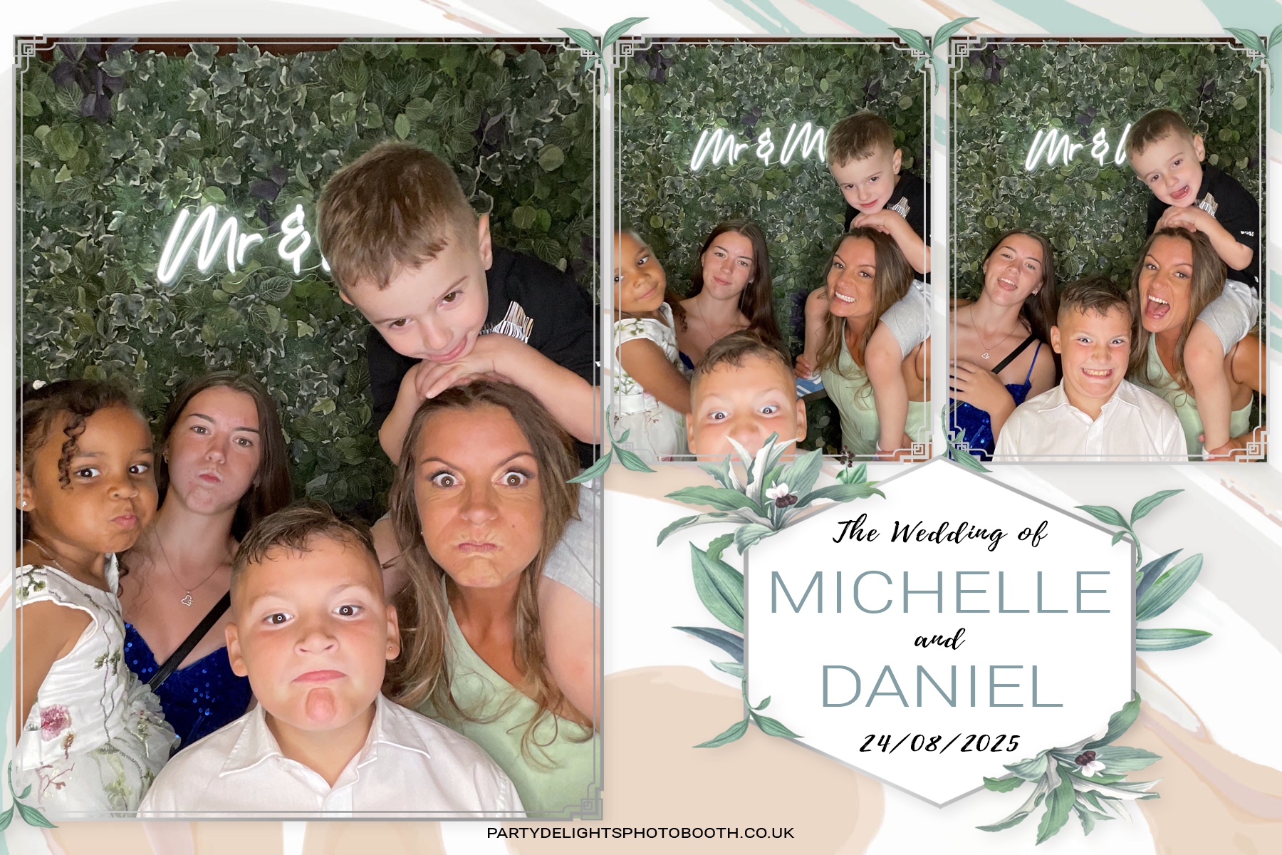 Michelle and Daniel's Wedding | View more photos from the event at gallery.partydelightsphotobooth.co.uk/u/PartyDelightsPhotoBooth/Michelle-and-Daniels-Wedding