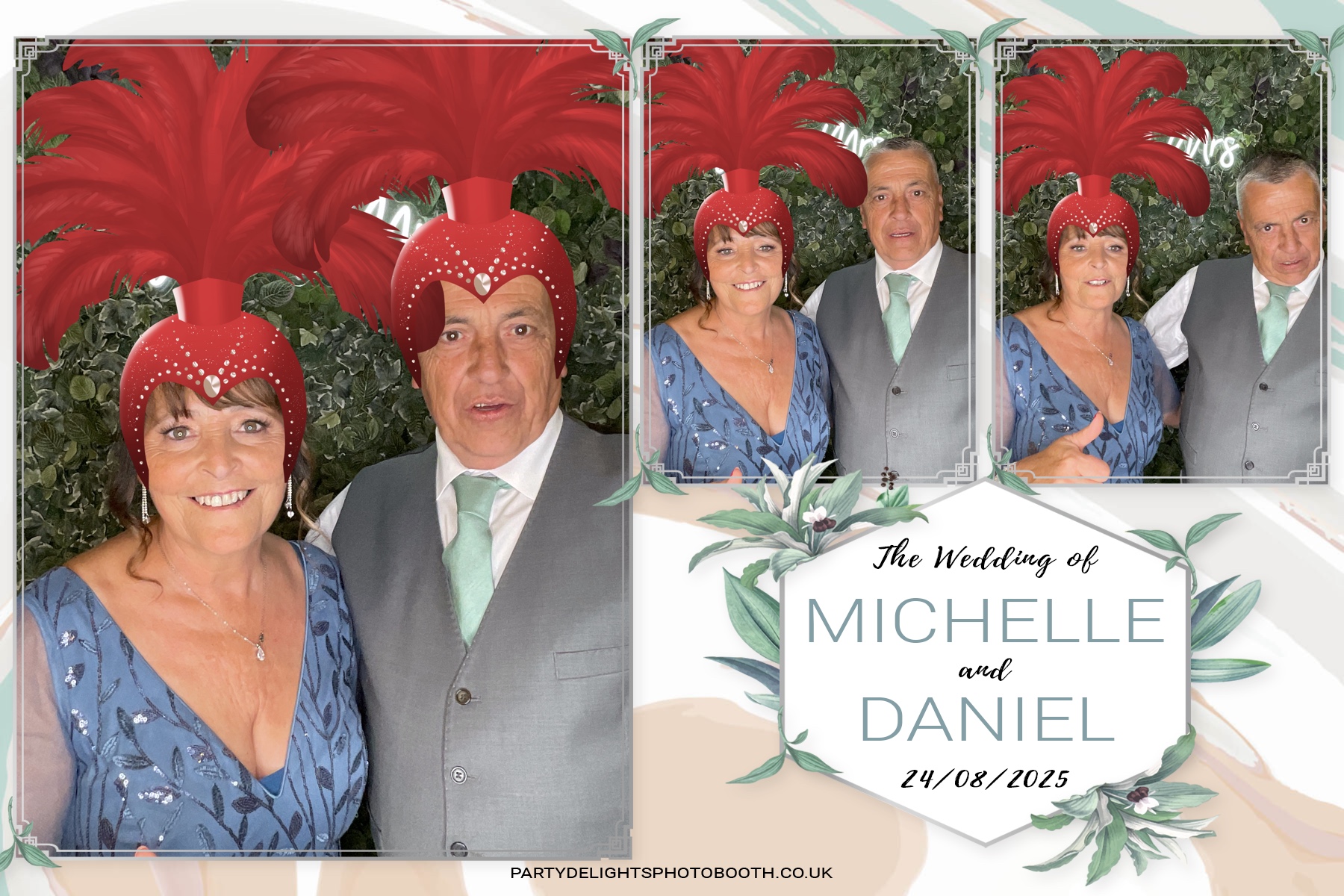 Michelle and Daniel's Wedding | View more photos from the event at gallery.partydelightsphotobooth.co.uk/u/PartyDelightsPhotoBooth/Michelle-and-Daniels-Wedding