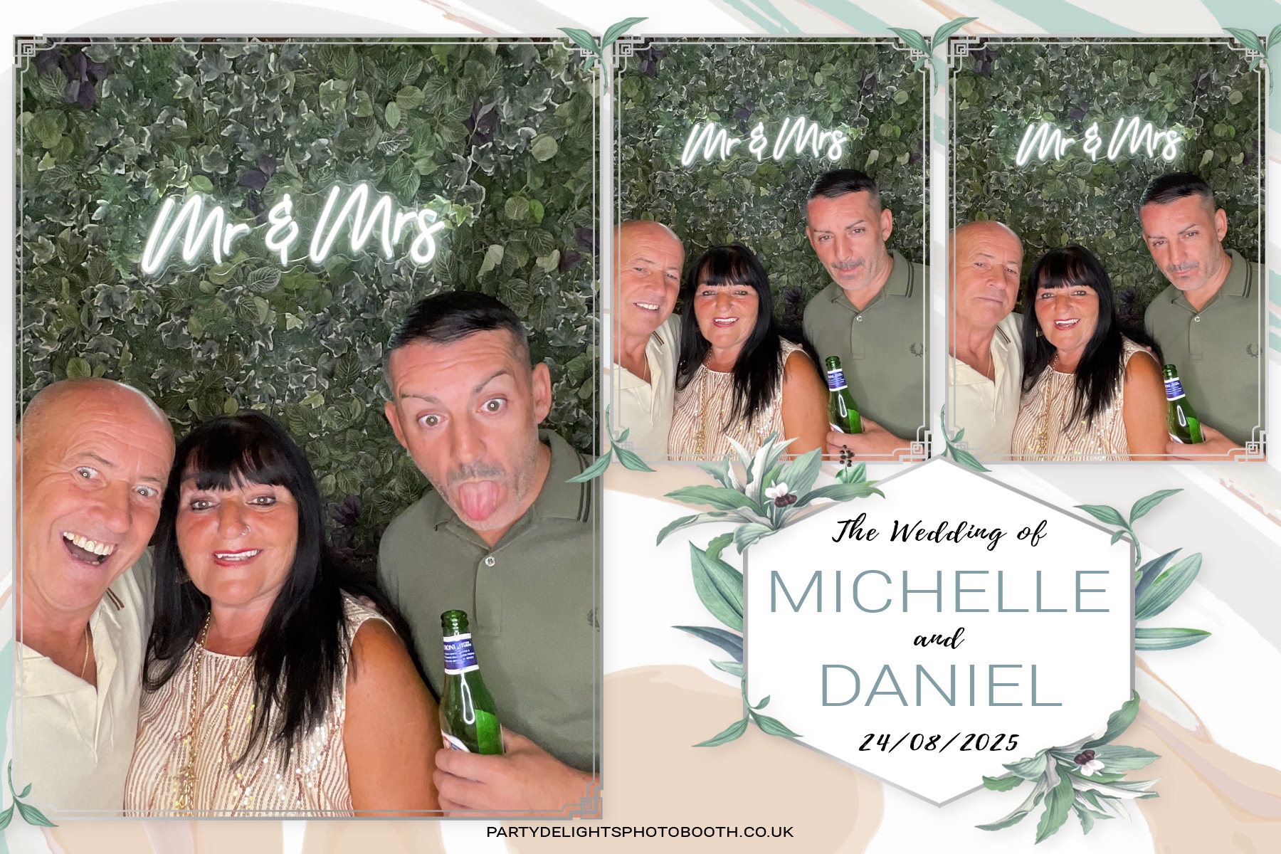 Michelle and Daniel's Wedding | View more photos from the event at gallery.partydelightsphotobooth.co.uk/u/PartyDelightsPhotoBooth/Michelle-and-Daniels-Wedding