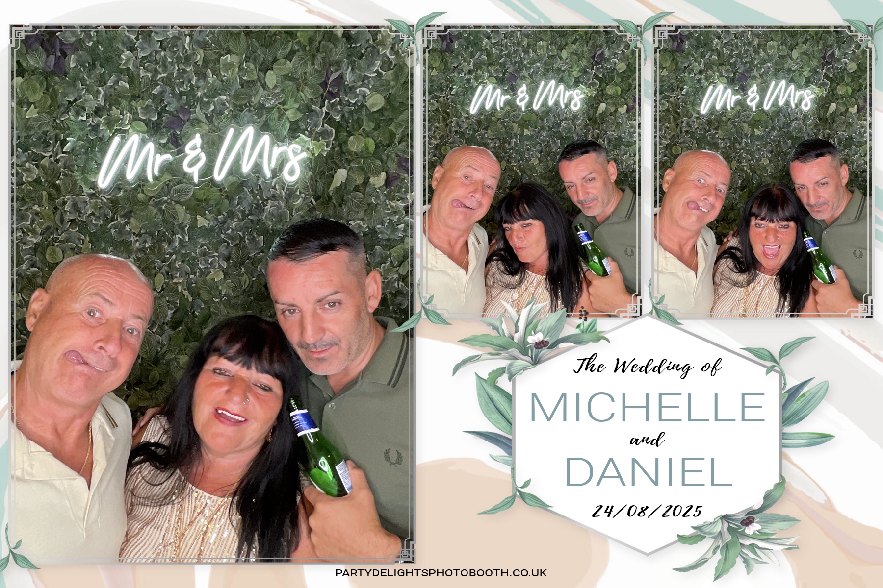 Michelle and Daniel's Wedding | View more photos from the event at gallery.partydelightsphotobooth.co.uk/u/PartyDelightsPhotoBooth/Michelle-and-Daniels-Wedding