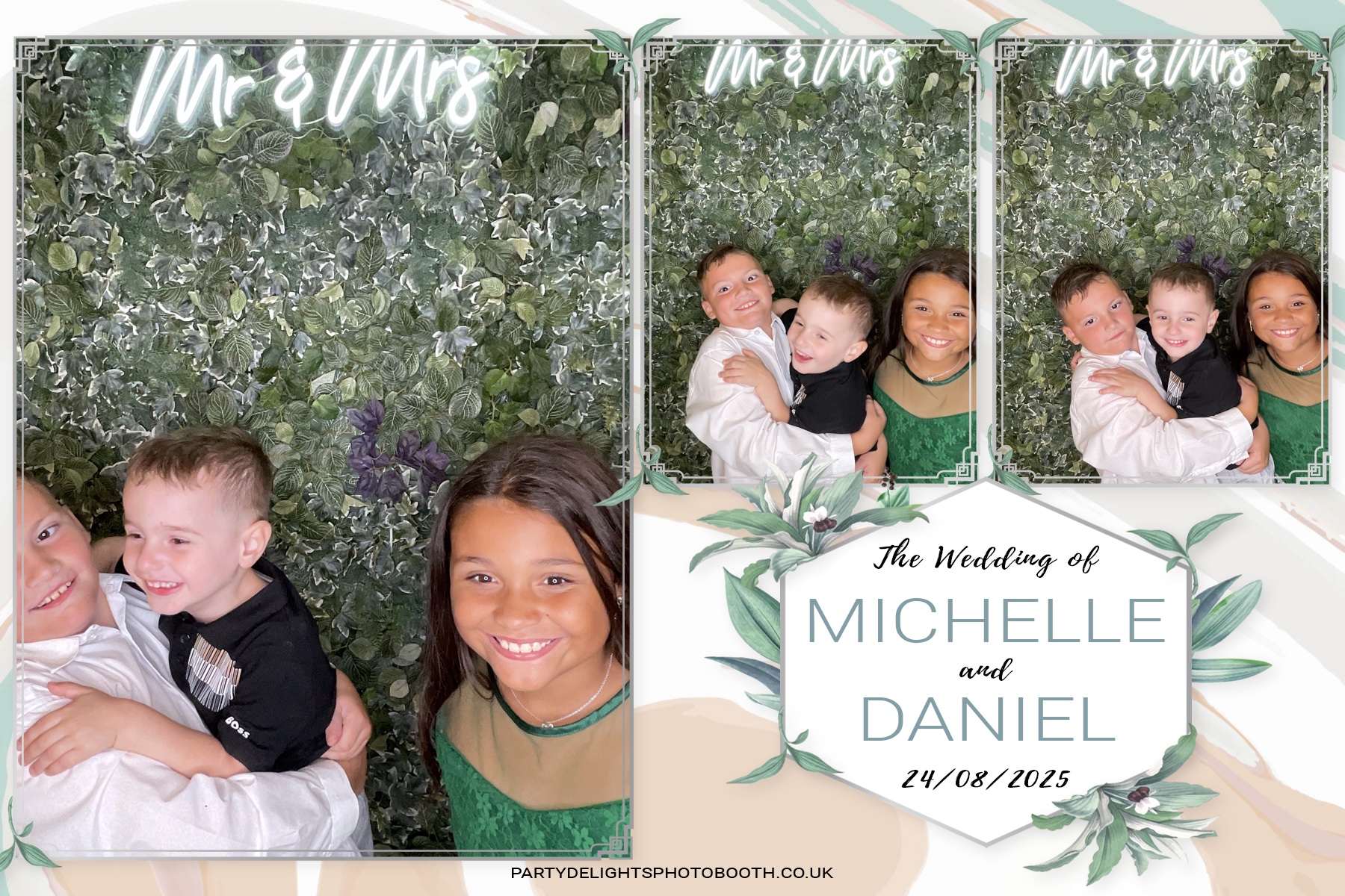 Michelle and Daniel's Wedding | View more photos from the event at gallery.partydelightsphotobooth.co.uk/u/PartyDelightsPhotoBooth/Michelle-and-Daniels-Wedding