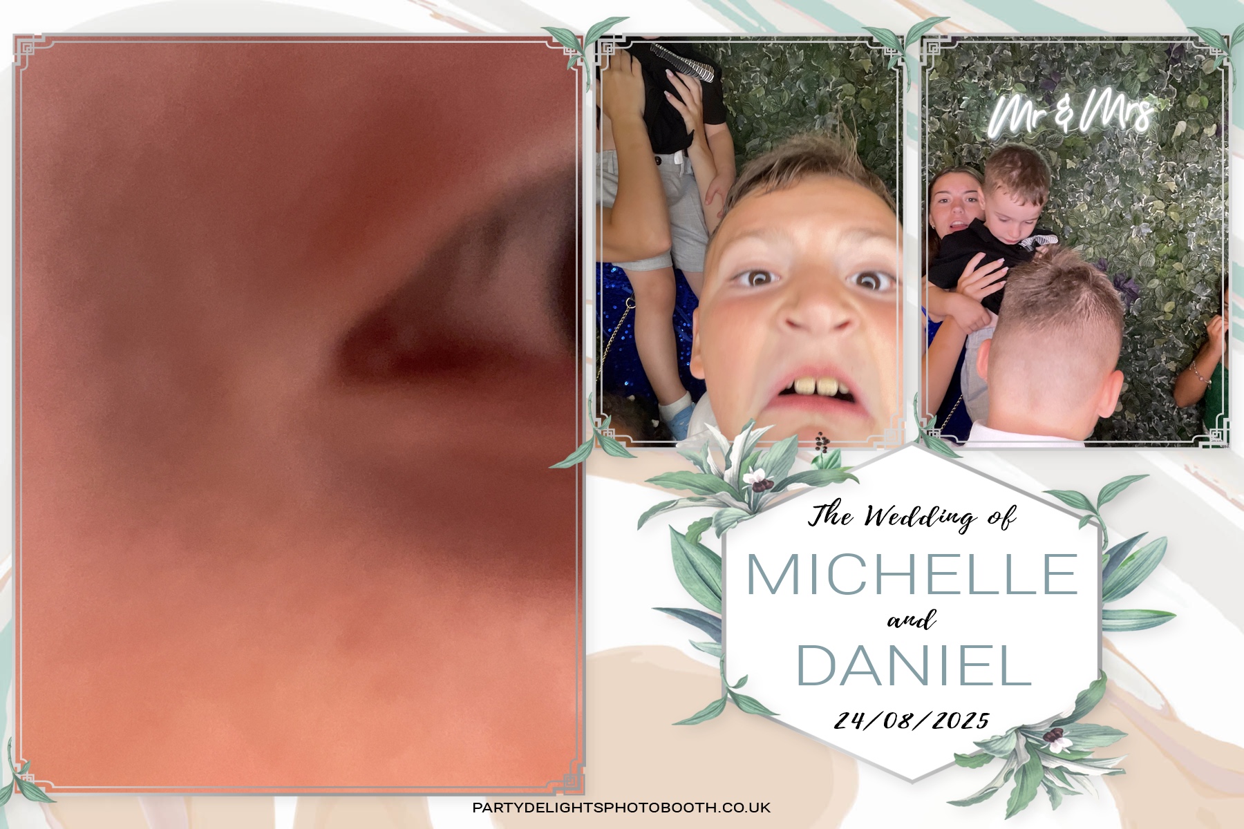 Michelle and Daniel's Wedding | View more photos from the event at gallery.partydelightsphotobooth.co.uk/u/PartyDelightsPhotoBooth/Michelle-and-Daniels-Wedding