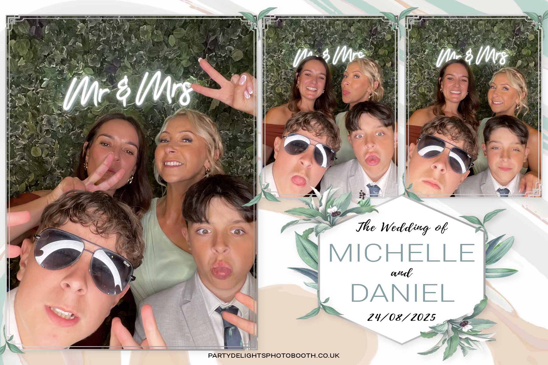 Michelle and Daniel's Wedding | View more photos from the event at gallery.partydelightsphotobooth.co.uk/u/PartyDelightsPhotoBooth/Michelle-and-Daniels-Wedding