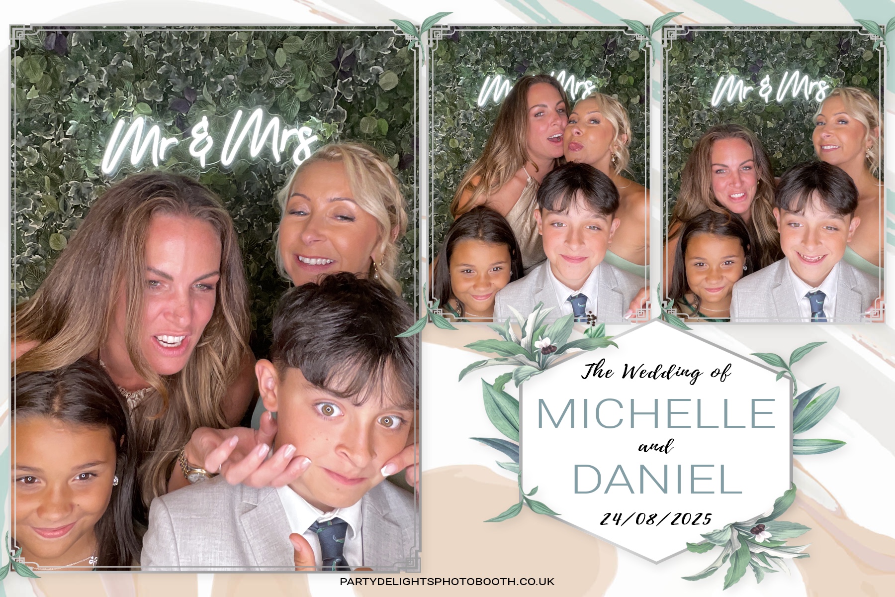 Michelle and Daniel's Wedding | View more photos from the event at gallery.partydelightsphotobooth.co.uk/u/PartyDelightsPhotoBooth/Michelle-and-Daniels-Wedding