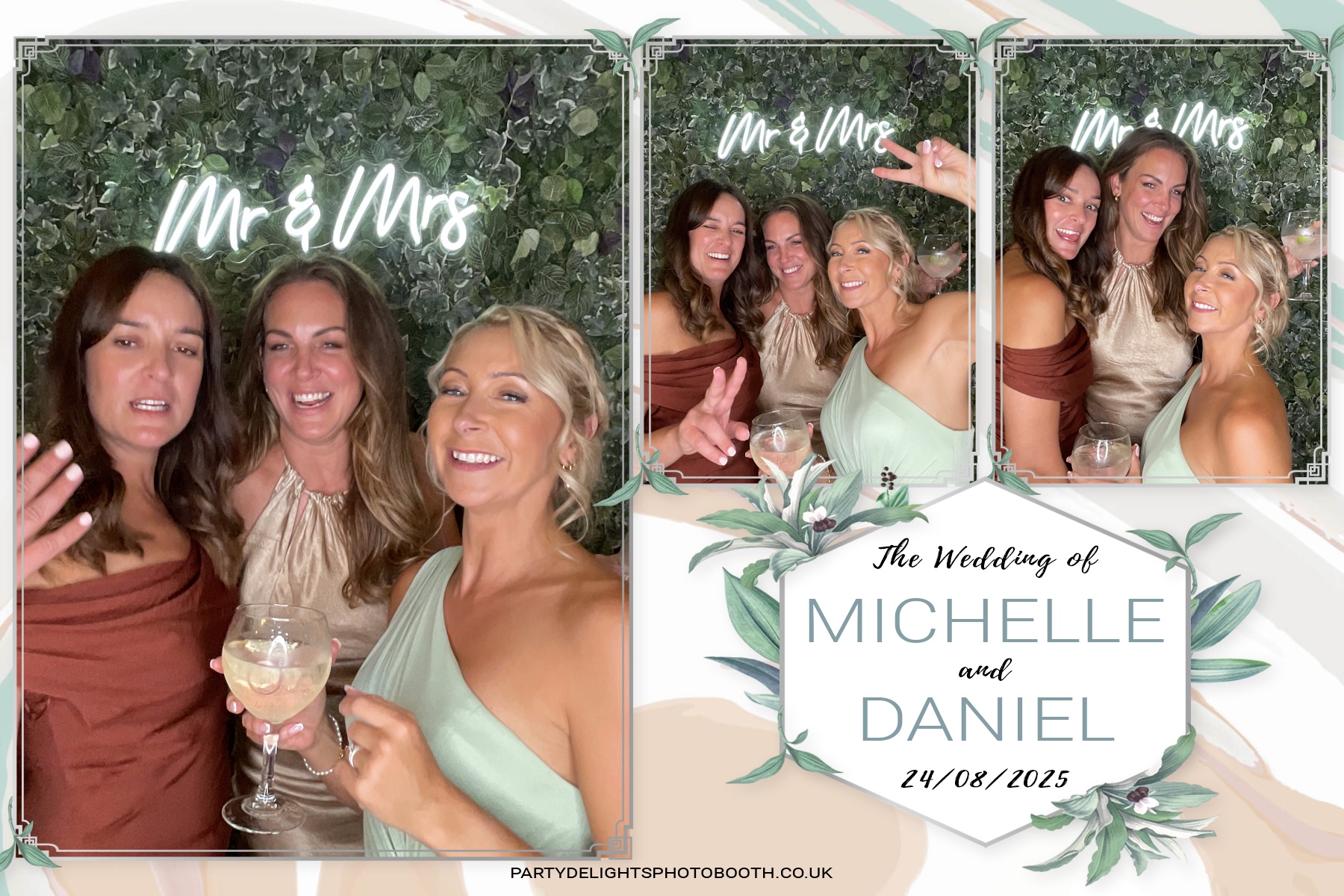 Michelle and Daniel's Wedding | View more photos from the event at gallery.partydelightsphotobooth.co.uk/u/PartyDelightsPhotoBooth/Michelle-and-Daniels-Wedding