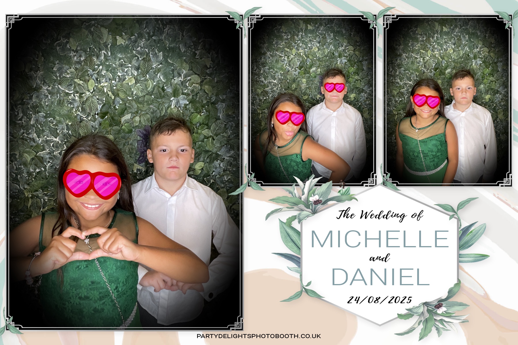 Michelle and Daniel's Wedding | View more photos from the event at gallery.partydelightsphotobooth.co.uk/u/PartyDelightsPhotoBooth/Michelle-and-Daniels-Wedding