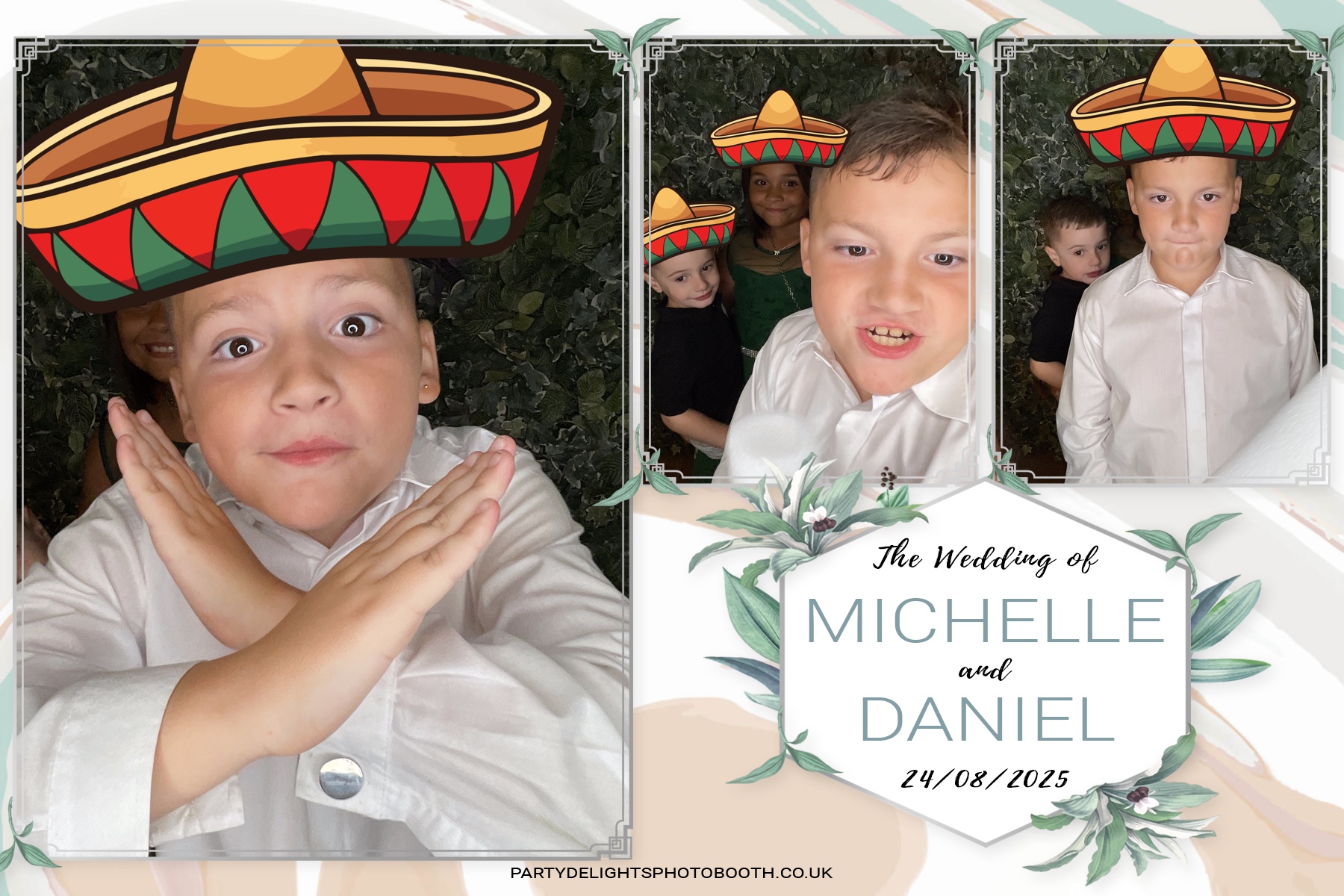 Michelle and Daniel's Wedding | View more photos from the event at gallery.partydelightsphotobooth.co.uk/u/PartyDelightsPhotoBooth/Michelle-and-Daniels-Wedding