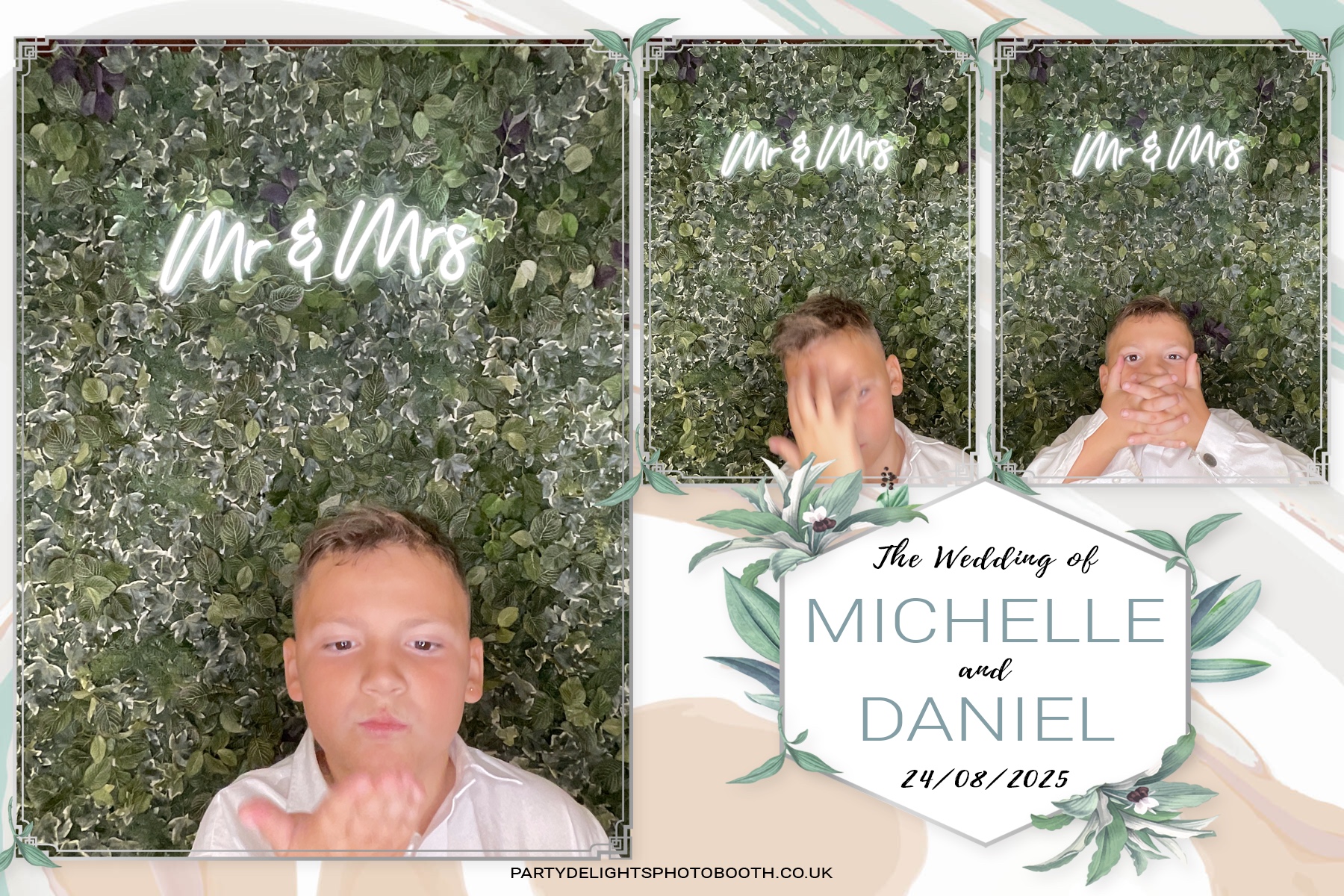 Michelle and Daniel's Wedding | View more photos from the event at gallery.partydelightsphotobooth.co.uk/u/PartyDelightsPhotoBooth/Michelle-and-Daniels-Wedding