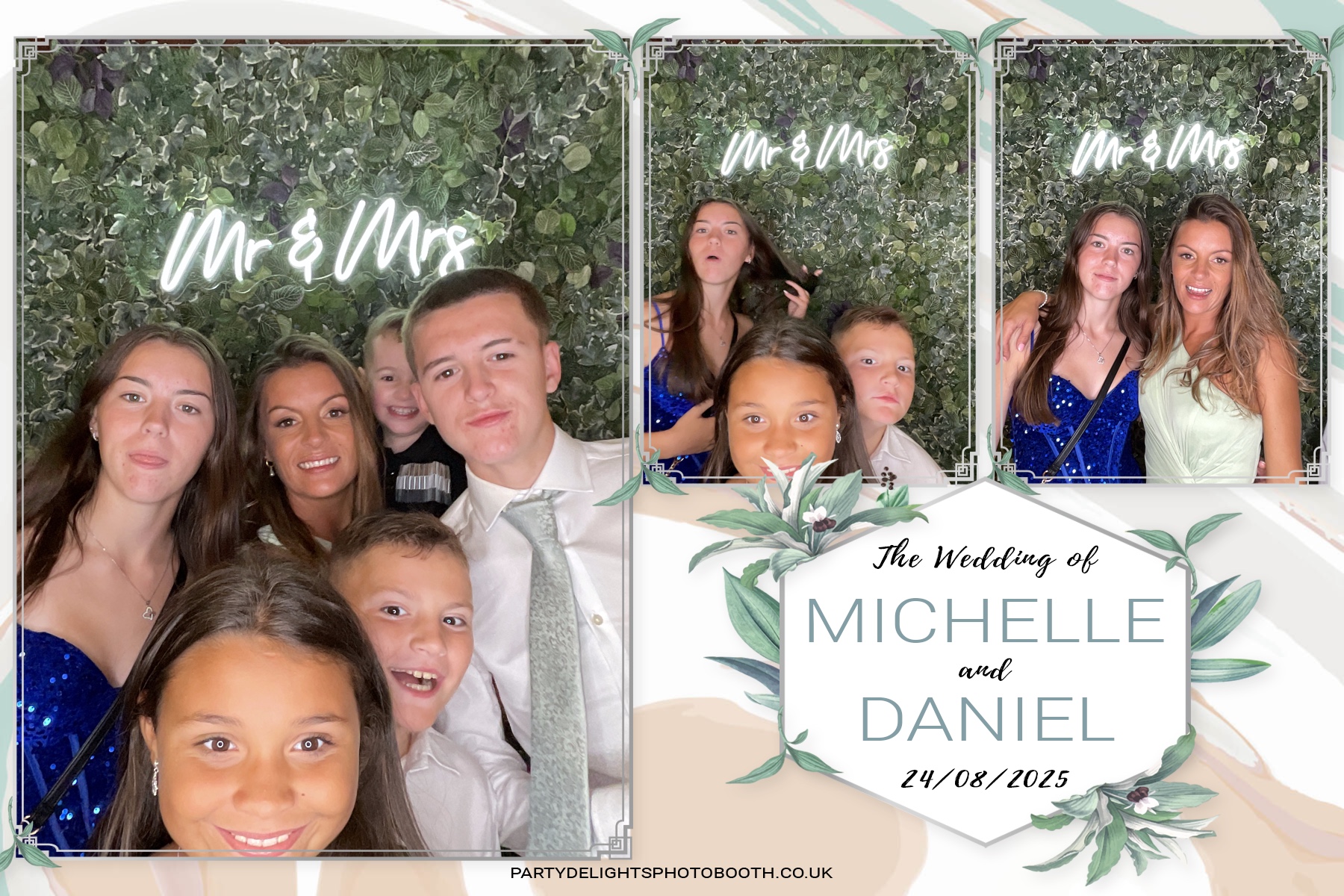 Michelle and Daniel's Wedding | View more photos from the event at gallery.partydelightsphotobooth.co.uk/u/PartyDelightsPhotoBooth/Michelle-and-Daniels-Wedding