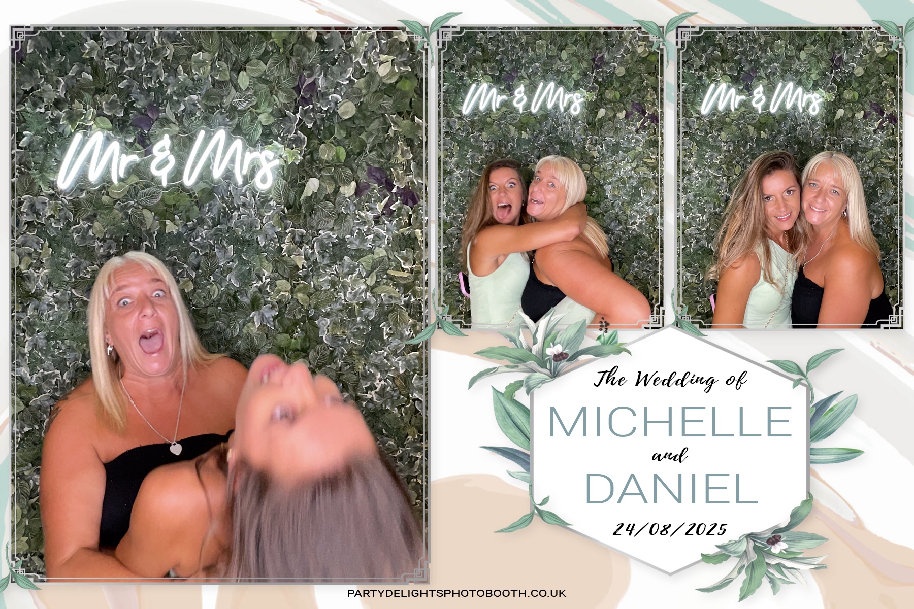 Michelle and Daniel's Wedding | View more photos from the event at gallery.partydelightsphotobooth.co.uk/u/PartyDelightsPhotoBooth/Michelle-and-Daniels-Wedding
