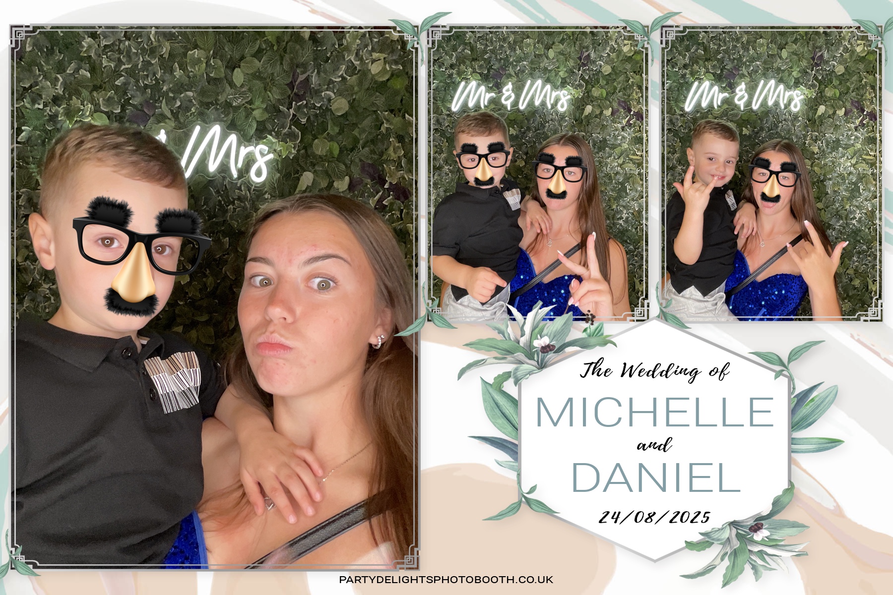 Michelle and Daniel's Wedding | View more photos from the event at gallery.partydelightsphotobooth.co.uk/u/PartyDelightsPhotoBooth/Michelle-and-Daniels-Wedding