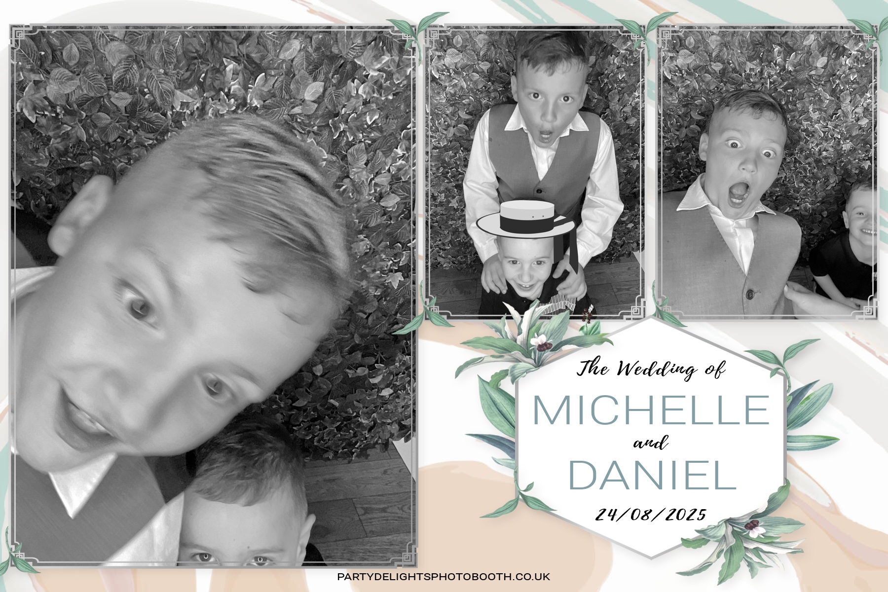 Michelle and Daniel's Wedding | View more photos from the event at gallery.partydelightsphotobooth.co.uk/u/PartyDelightsPhotoBooth/Michelle-and-Daniels-Wedding