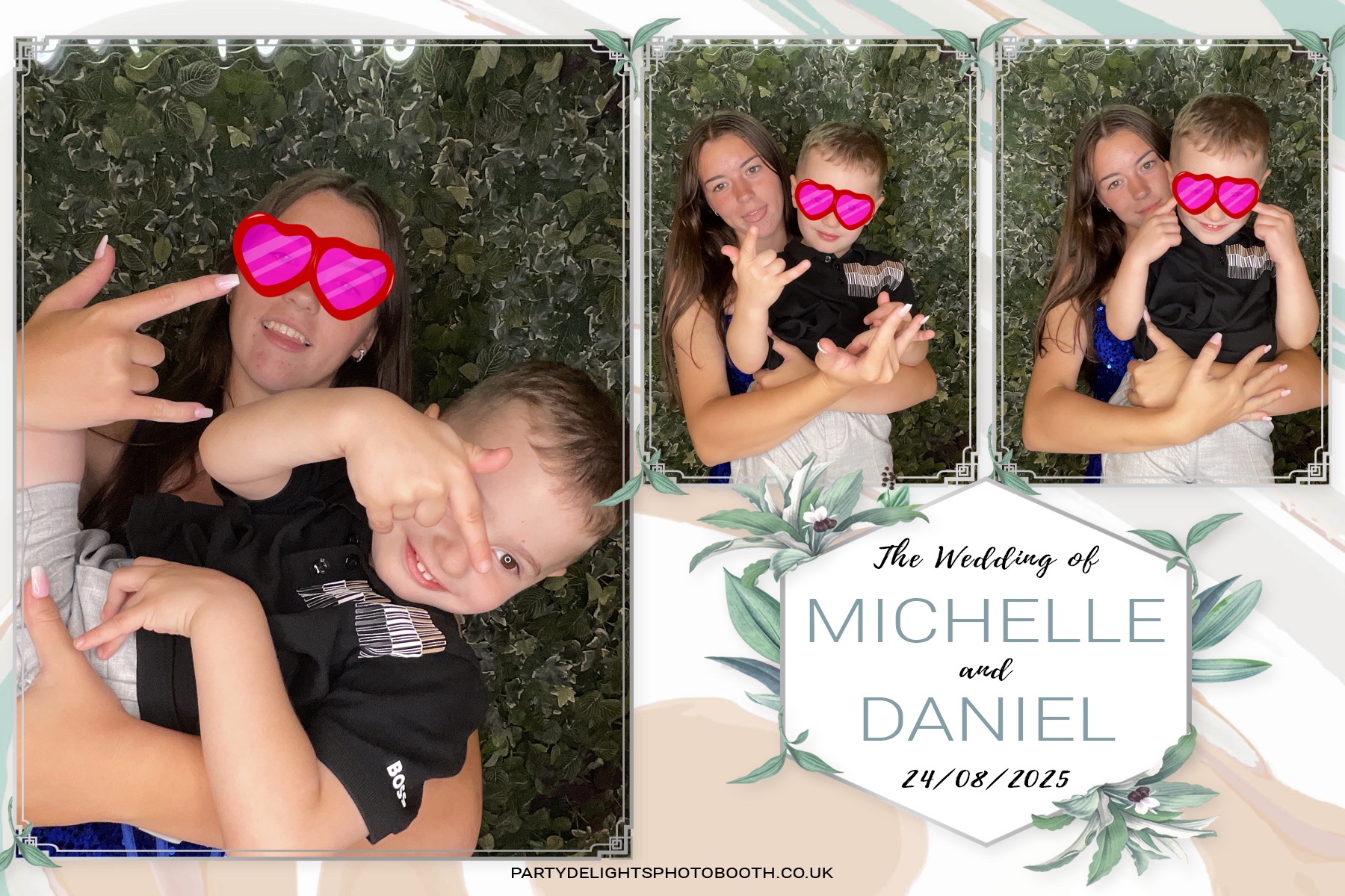 Michelle and Daniel's Wedding | View more photos from the event at gallery.partydelightsphotobooth.co.uk/u/PartyDelightsPhotoBooth/Michelle-and-Daniels-Wedding