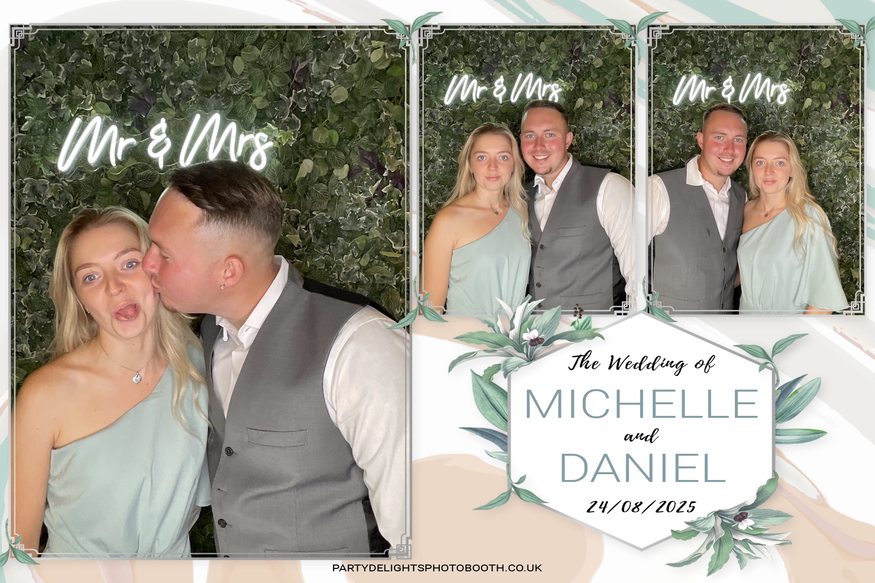 Michelle and Daniel's Wedding | View more photos from the event at gallery.partydelightsphotobooth.co.uk/u/PartyDelightsPhotoBooth/Michelle-and-Daniels-Wedding