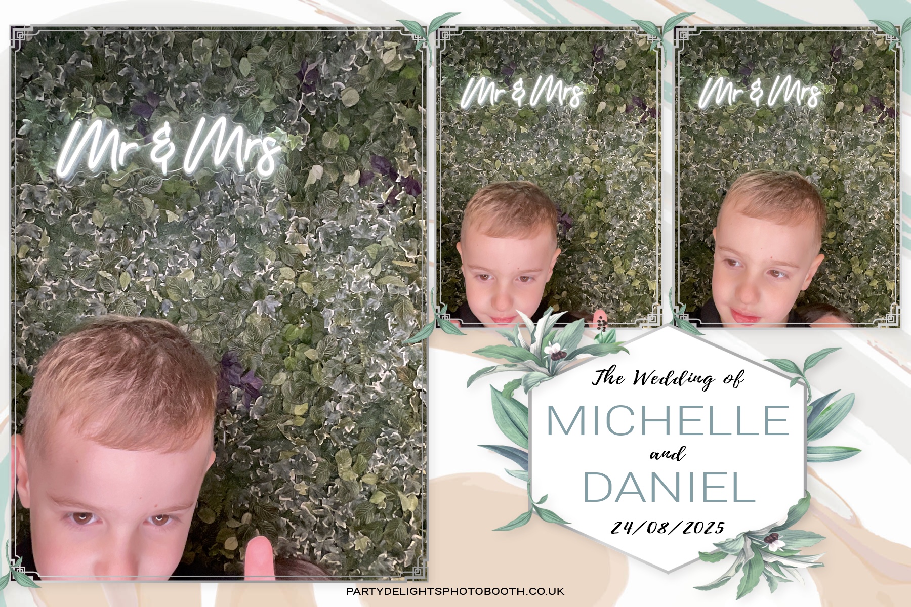 Michelle and Daniel's Wedding | View more photos from the event at gallery.partydelightsphotobooth.co.uk/u/PartyDelightsPhotoBooth/Michelle-and-Daniels-Wedding