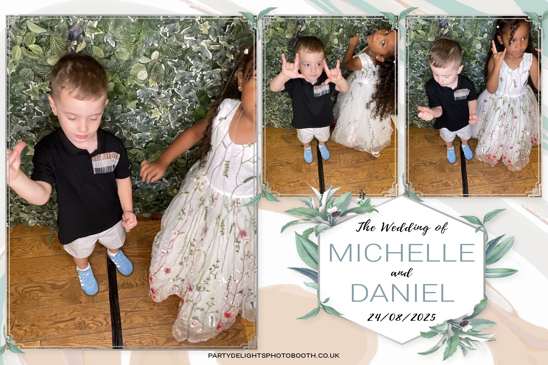 Michelle and Daniel's Wedding | View more photos from the event at gallery.partydelightsphotobooth.co.uk/u/PartyDelightsPhotoBooth/Michelle-and-Daniels-Wedding