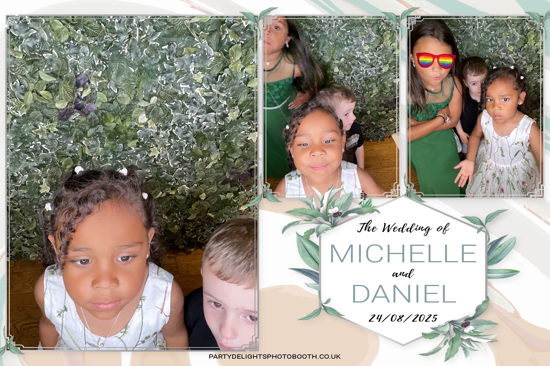 Michelle and Daniel's Wedding | View more photos from the event at gallery.partydelightsphotobooth.co.uk/u/PartyDelightsPhotoBooth/Michelle-and-Daniels-Wedding