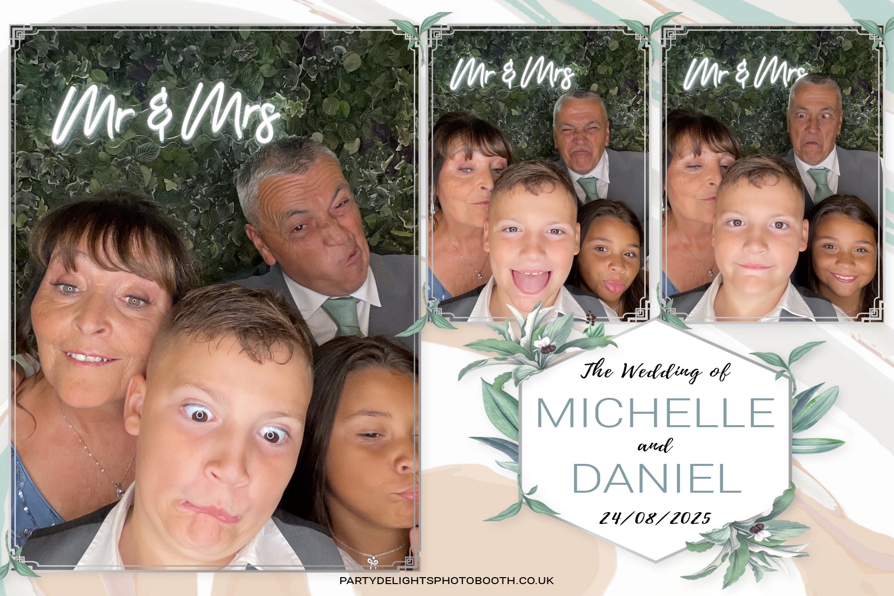 Michelle and Daniel's Wedding | View more photos from the event at gallery.partydelightsphotobooth.co.uk/u/PartyDelightsPhotoBooth/Michelle-and-Daniels-Wedding