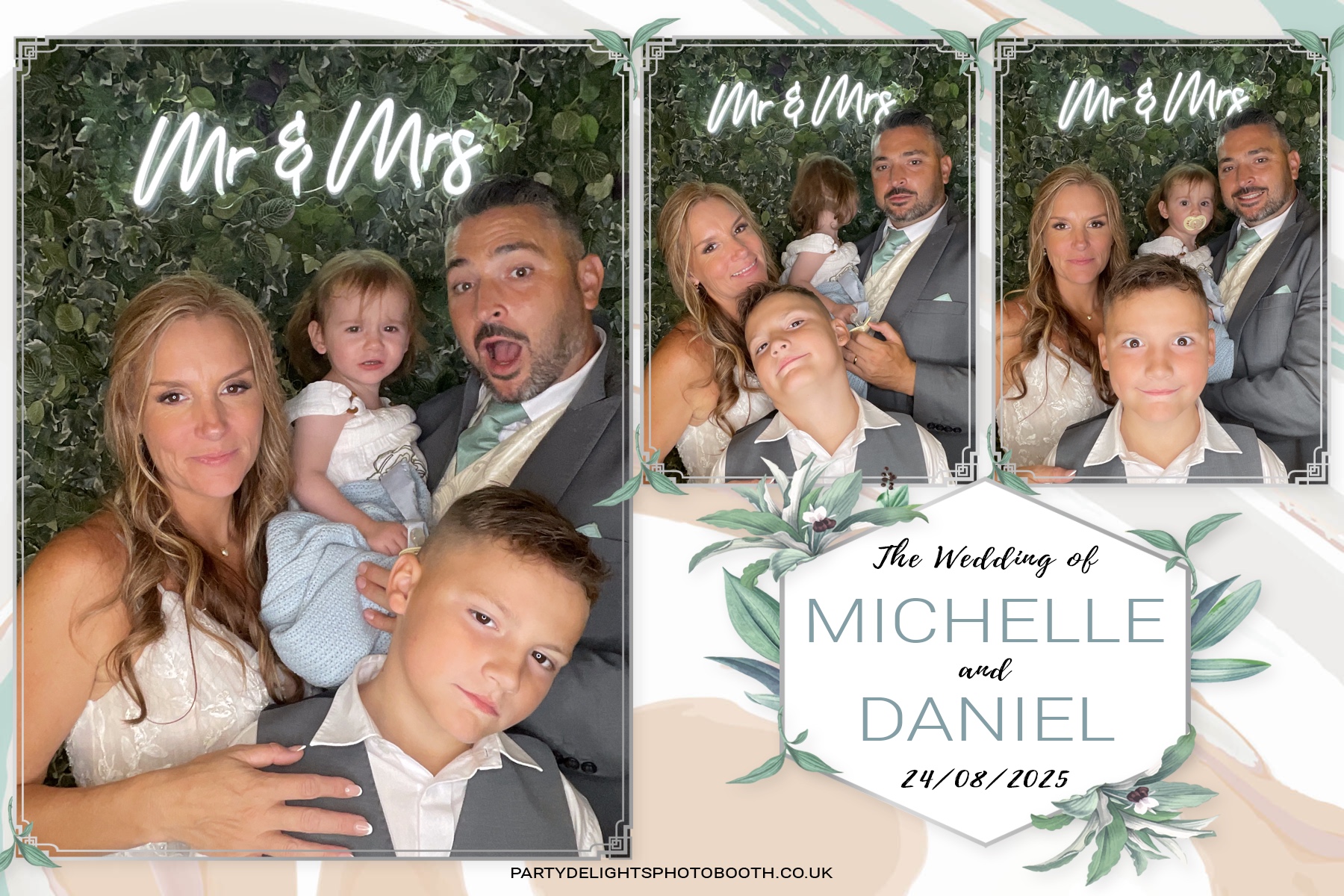 Michelle and Daniel's Wedding | View more photos from the event at gallery.partydelightsphotobooth.co.uk/u/PartyDelightsPhotoBooth/Michelle-and-Daniels-Wedding