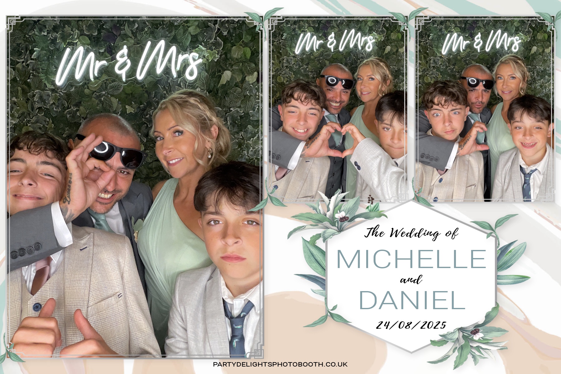 Michelle and Daniel's Wedding | View more photos from the event at gallery.partydelightsphotobooth.co.uk/u/PartyDelightsPhotoBooth/Michelle-and-Daniels-Wedding