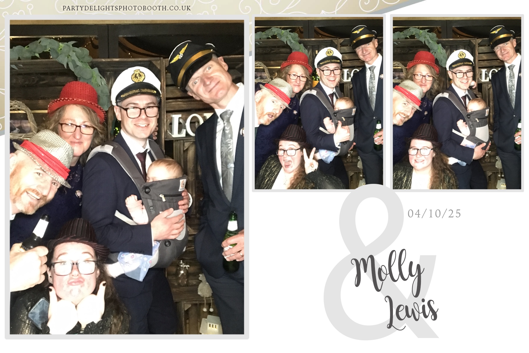 Molly & Lewis Wedding | View more photos from the event at gallery.partydelightsphotobooth.co.uk/u/PartyDelightsPhotoBooth/Molly-Lewis-Wedding