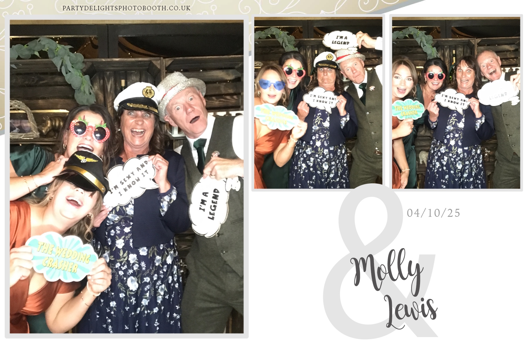 Molly & Lewis Wedding | View more photos from the event at gallery.partydelightsphotobooth.co.uk/u/PartyDelightsPhotoBooth/Molly-Lewis-Wedding