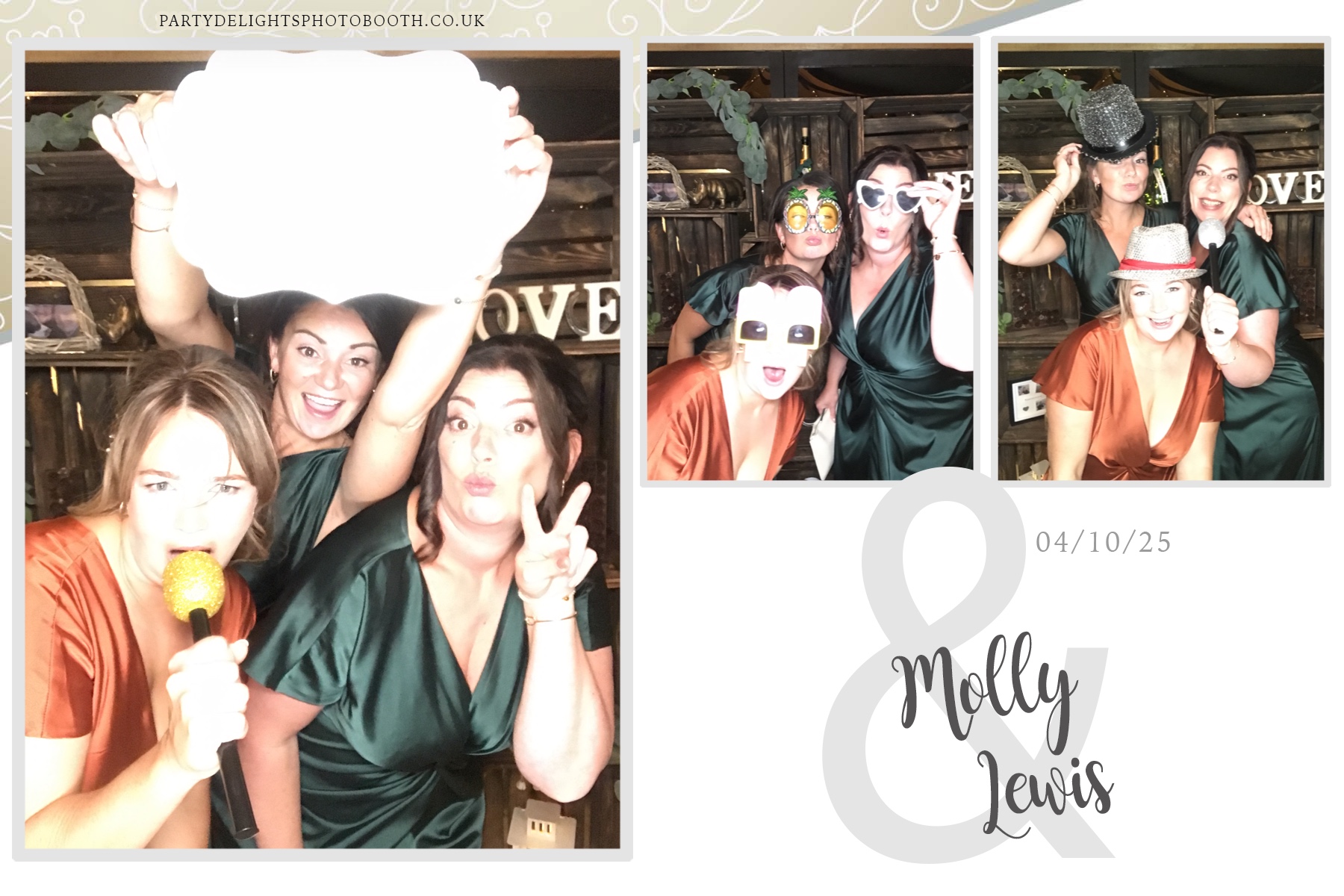 Molly & Lewis Wedding | View more photos from the event at gallery.partydelightsphotobooth.co.uk/u/PartyDelightsPhotoBooth/Molly-Lewis-Wedding