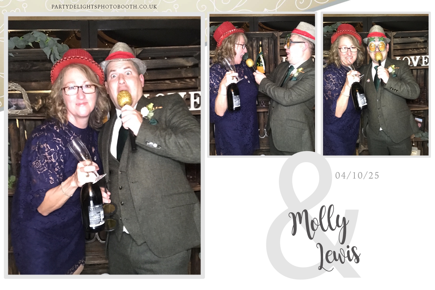Molly & Lewis Wedding | View more photos from the event at gallery.partydelightsphotobooth.co.uk/u/PartyDelightsPhotoBooth/Molly-Lewis-Wedding