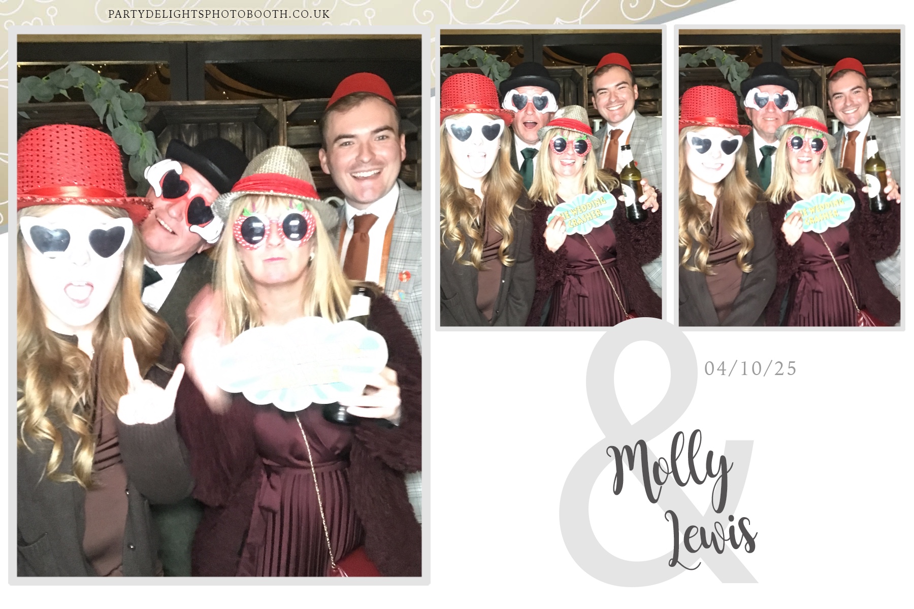 Molly & Lewis Wedding | View more photos from the event at gallery.partydelightsphotobooth.co.uk/u/PartyDelightsPhotoBooth/Molly-Lewis-Wedding