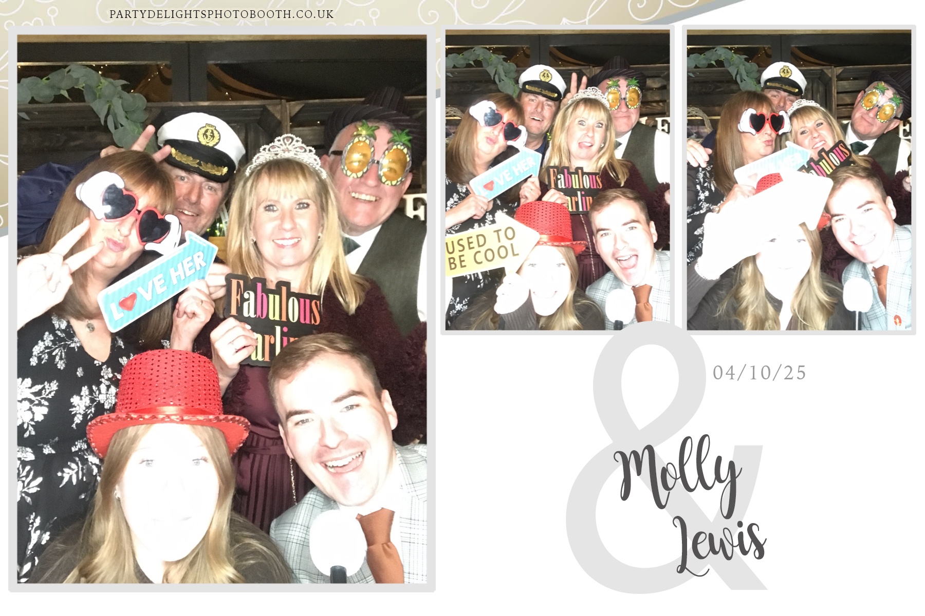 Molly & Lewis Wedding | View more photos from the event at gallery.partydelightsphotobooth.co.uk/u/PartyDelightsPhotoBooth/Molly-Lewis-Wedding