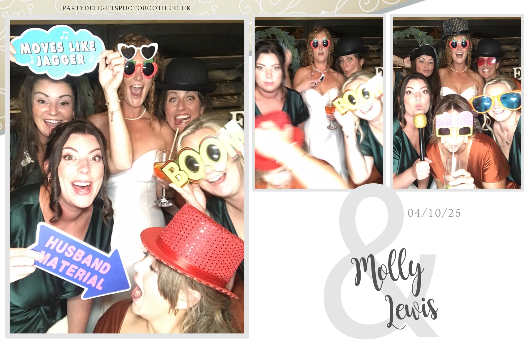 Molly & Lewis Wedding | View more photos from the event at gallery.partydelightsphotobooth.co.uk/u/PartyDelightsPhotoBooth/Molly-Lewis-Wedding