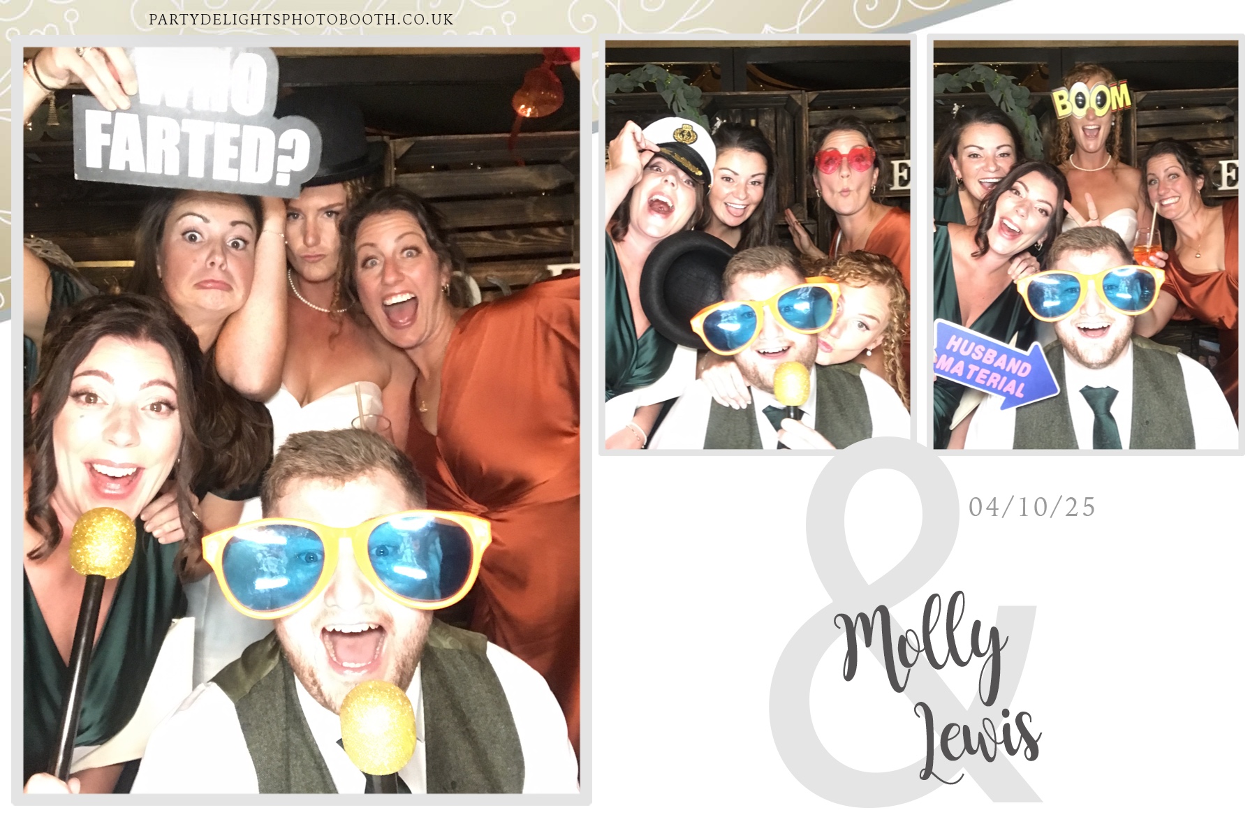 Molly & Lewis Wedding | View more photos from the event at gallery.partydelightsphotobooth.co.uk/u/PartyDelightsPhotoBooth/Molly-Lewis-Wedding