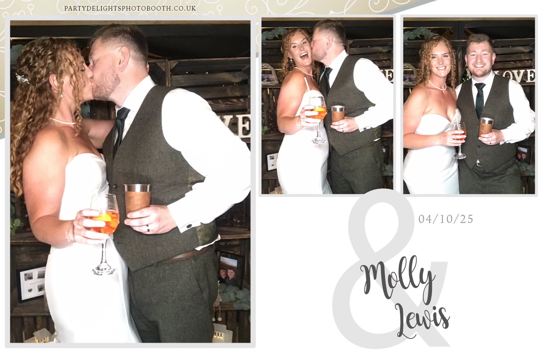 Molly & Lewis Wedding | View more photos from the event at gallery.partydelightsphotobooth.co.uk/u/PartyDelightsPhotoBooth/Molly-Lewis-Wedding