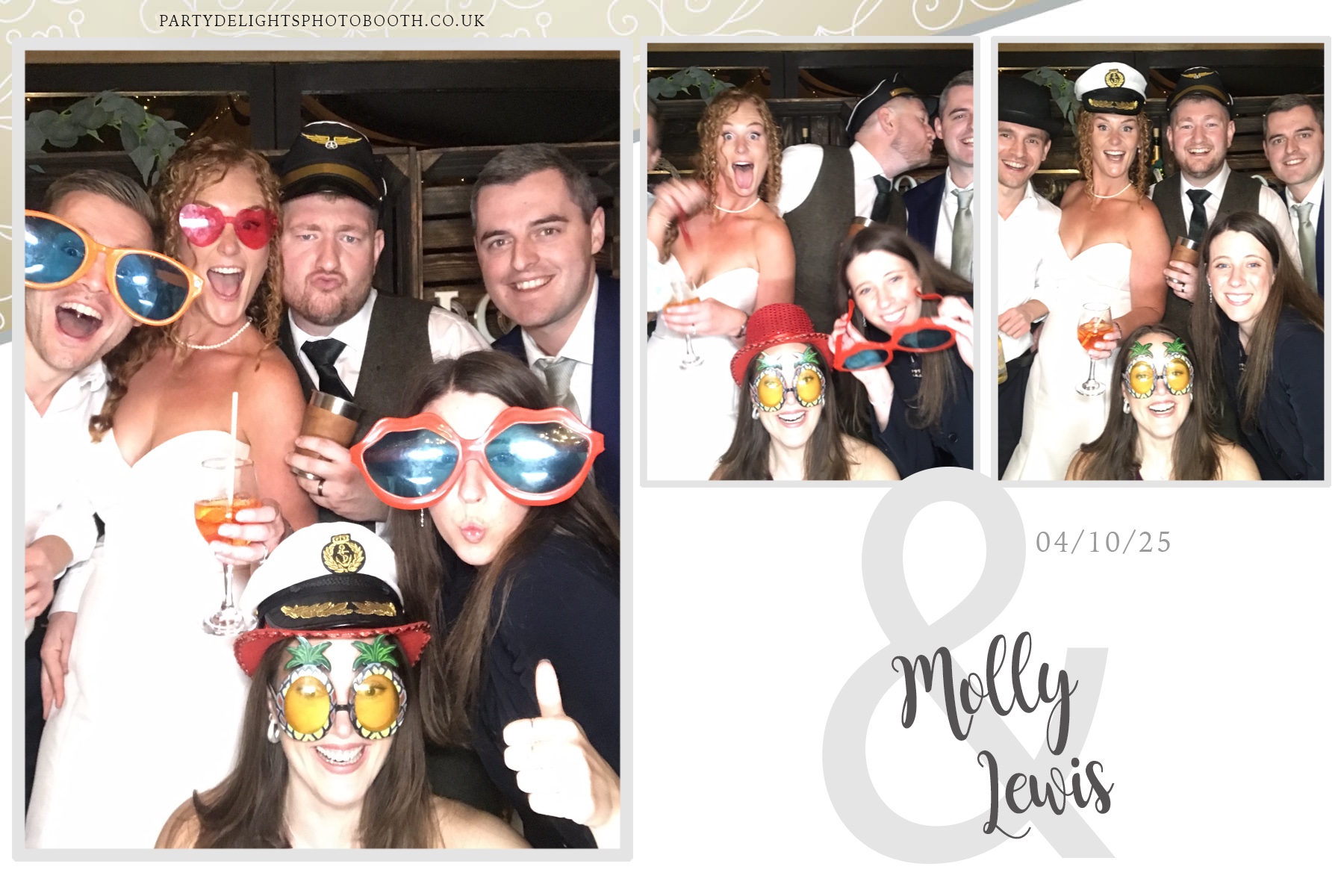 Molly & Lewis Wedding | View more photos from the event at gallery.partydelightsphotobooth.co.uk/u/PartyDelightsPhotoBooth/Molly-Lewis-Wedding