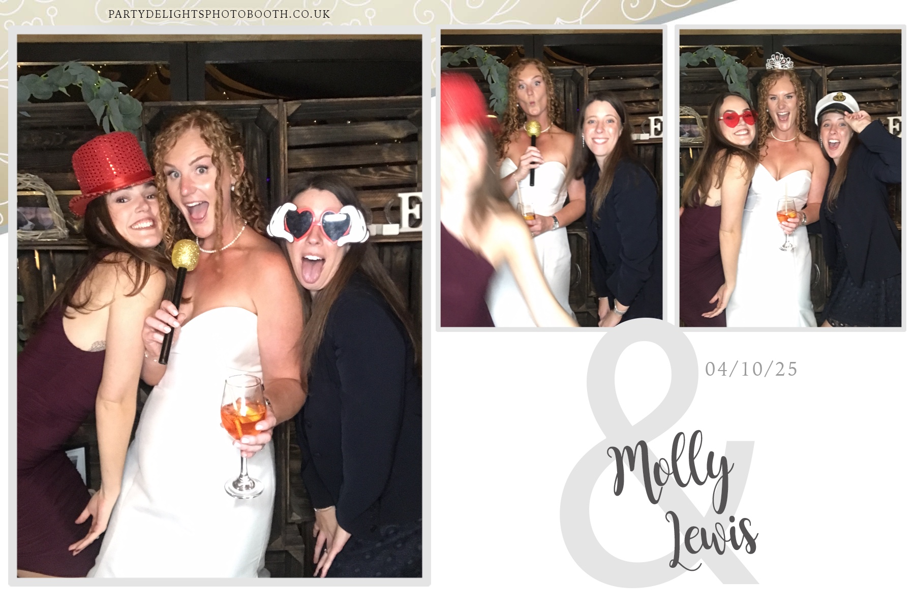 Molly & Lewis Wedding | View more photos from the event at gallery.partydelightsphotobooth.co.uk/u/PartyDelightsPhotoBooth/Molly-Lewis-Wedding