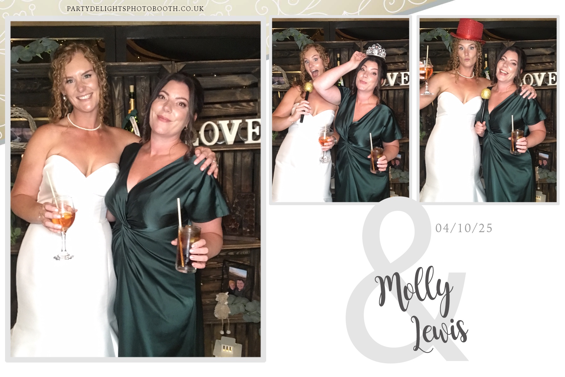 Molly & Lewis Wedding | View more photos from the event at gallery.partydelightsphotobooth.co.uk/u/PartyDelightsPhotoBooth/Molly-Lewis-Wedding