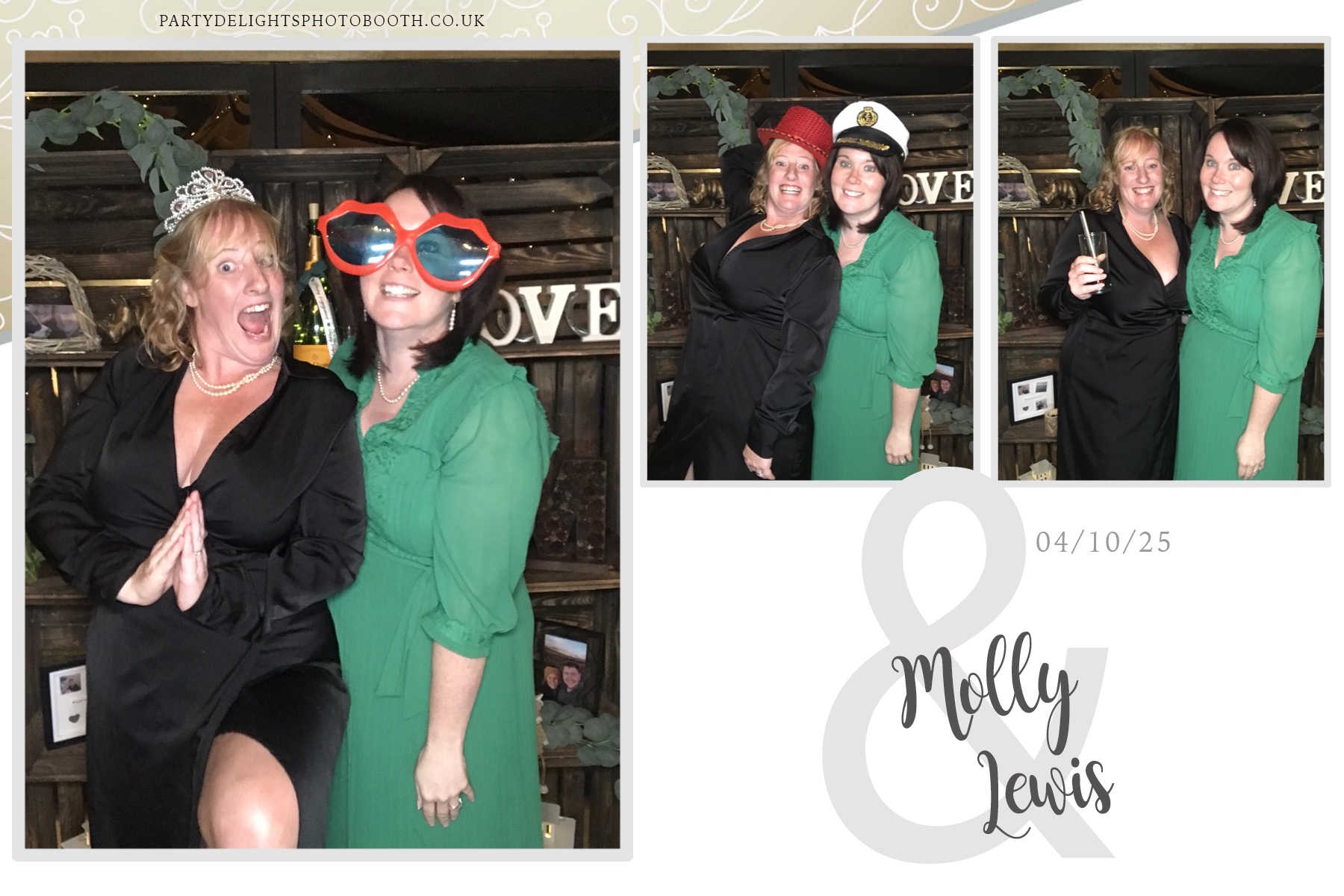 Molly & Lewis Wedding | View more photos from the event at gallery.partydelightsphotobooth.co.uk/u/PartyDelightsPhotoBooth/Molly-Lewis-Wedding