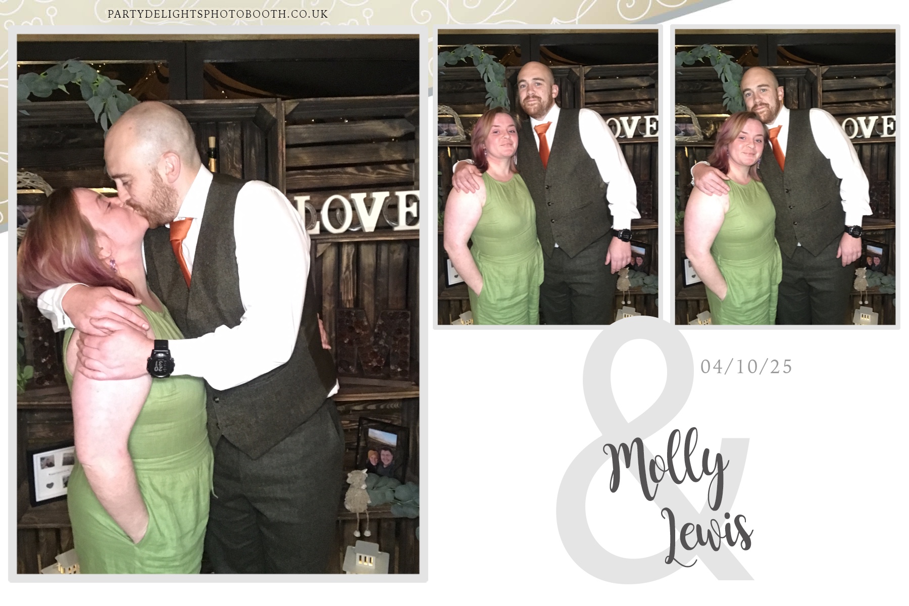 Molly & Lewis Wedding | View more photos from the event at gallery.partydelightsphotobooth.co.uk/u/PartyDelightsPhotoBooth/Molly-Lewis-Wedding