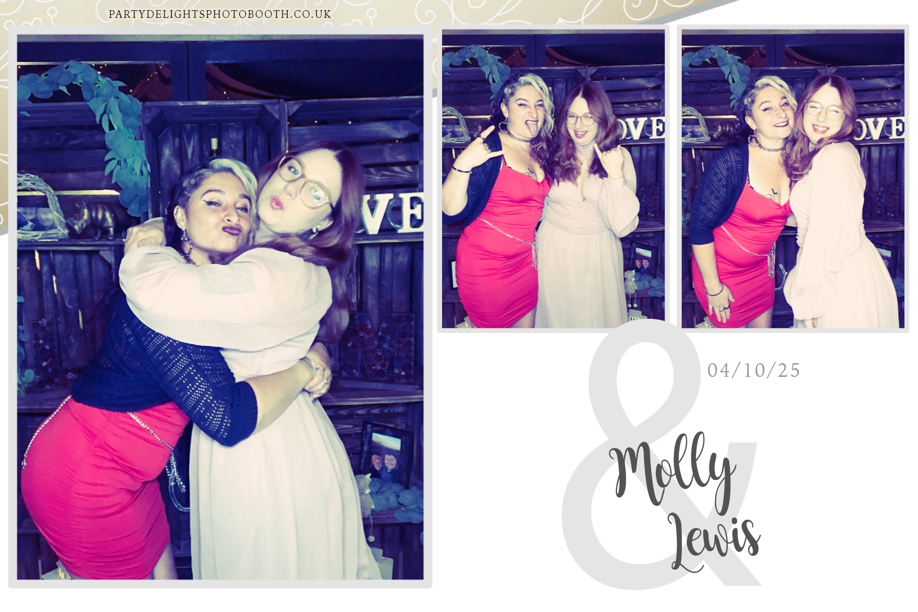 Molly & Lewis Wedding | View more photos from the event at gallery.partydelightsphotobooth.co.uk/u/PartyDelightsPhotoBooth/Molly-Lewis-Wedding