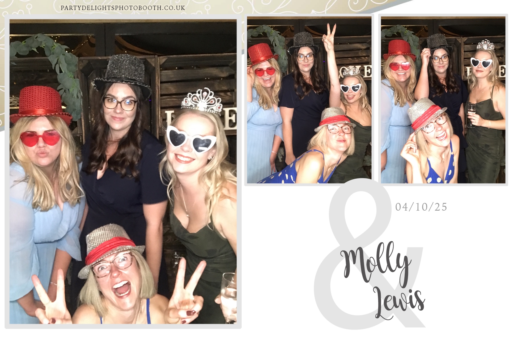 Molly & Lewis Wedding | View more photos from the event at gallery.partydelightsphotobooth.co.uk/u/PartyDelightsPhotoBooth/Molly-Lewis-Wedding