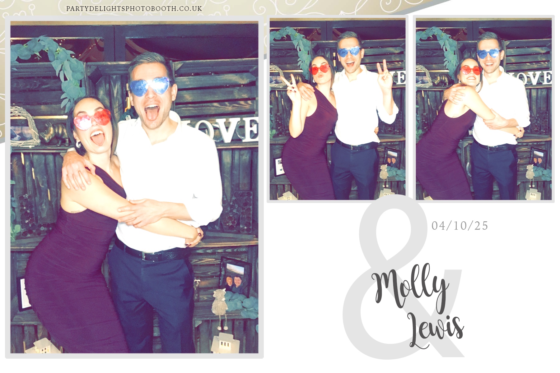 Molly & Lewis Wedding | View more photos from the event at gallery.partydelightsphotobooth.co.uk/u/PartyDelightsPhotoBooth/Molly-Lewis-Wedding