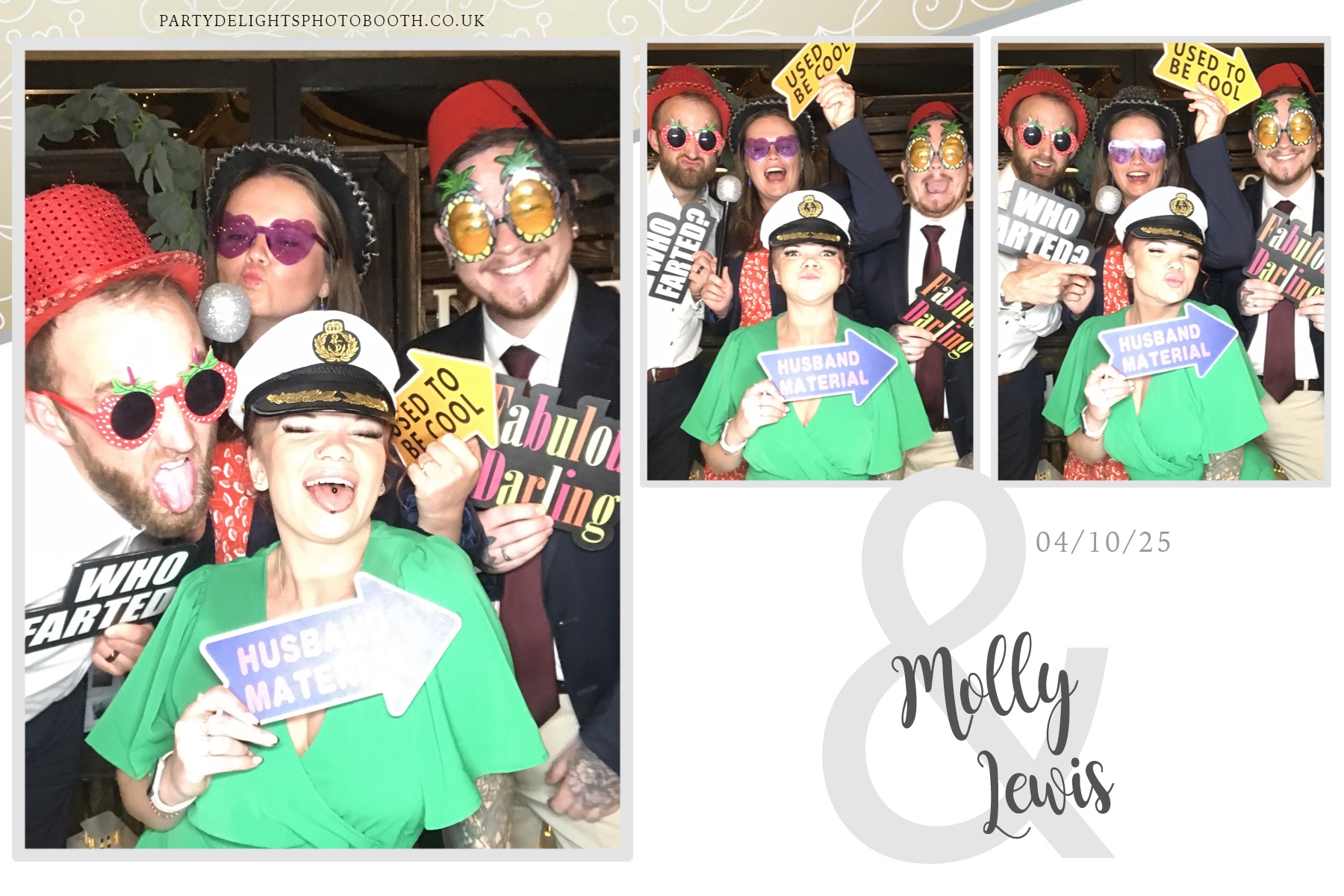 Molly & Lewis Wedding | View more photos from the event at gallery.partydelightsphotobooth.co.uk/u/PartyDelightsPhotoBooth/Molly-Lewis-Wedding