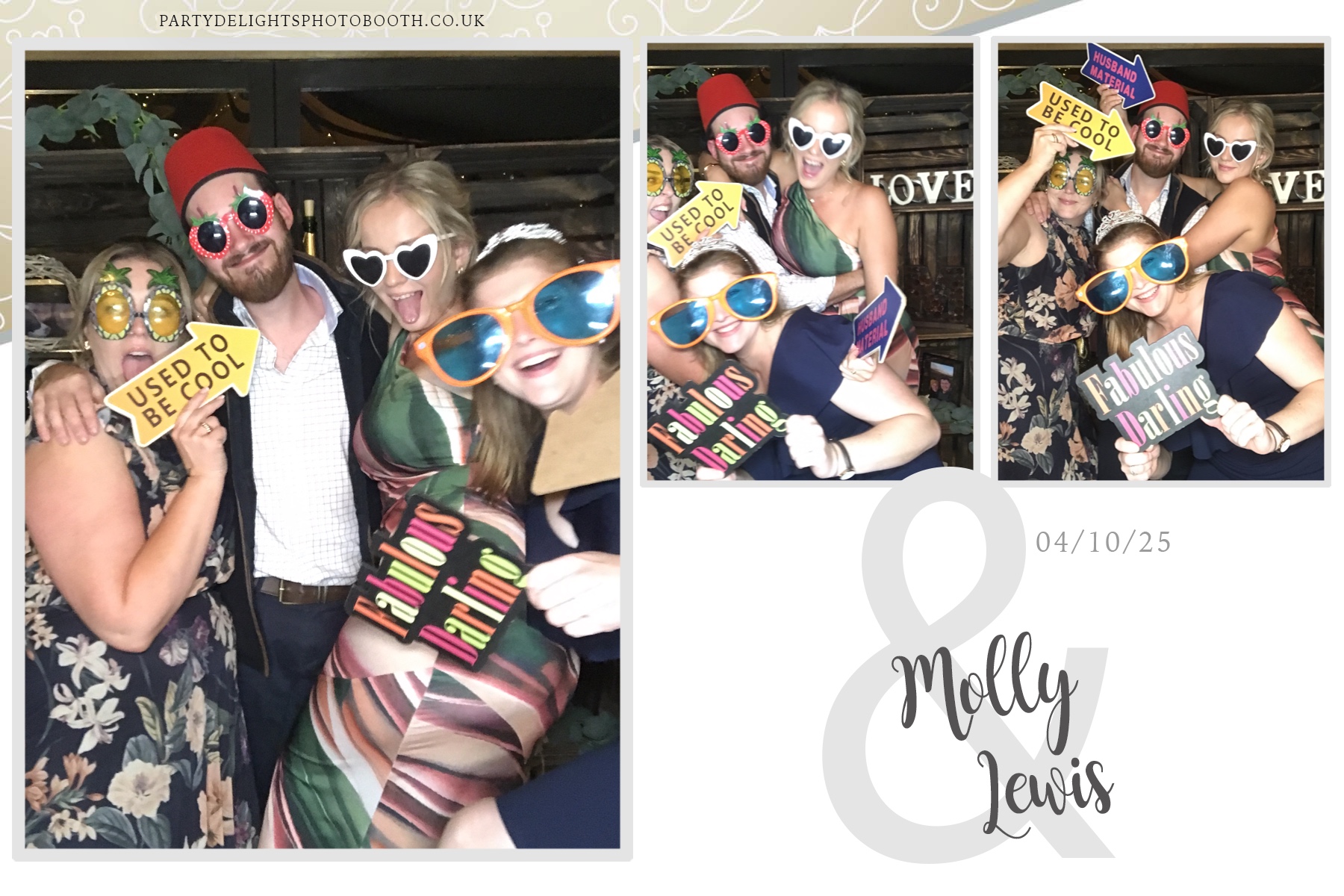 Molly & Lewis Wedding | View more photos from the event at gallery.partydelightsphotobooth.co.uk/u/PartyDelightsPhotoBooth/Molly-Lewis-Wedding