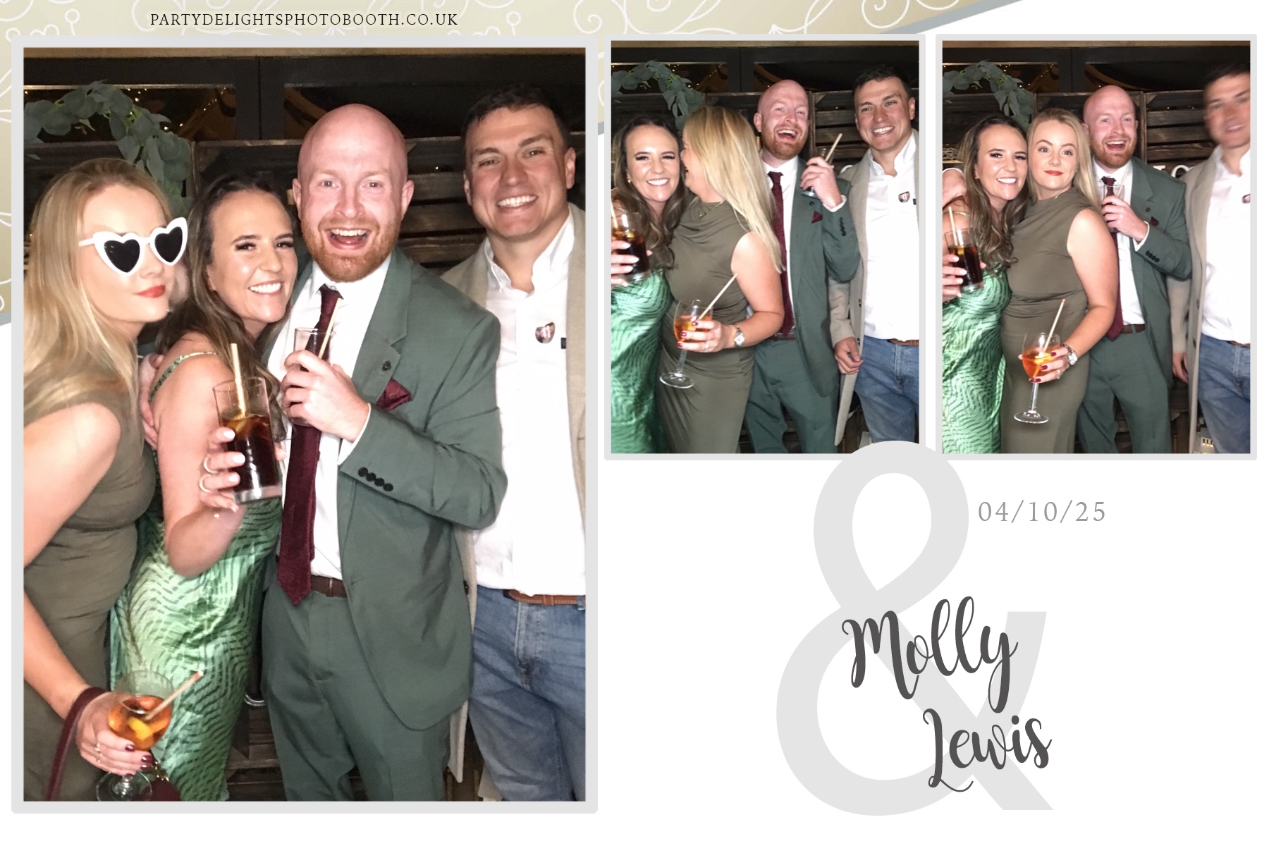 Molly & Lewis Wedding | View more photos from the event at gallery.partydelightsphotobooth.co.uk/u/PartyDelightsPhotoBooth/Molly-Lewis-Wedding