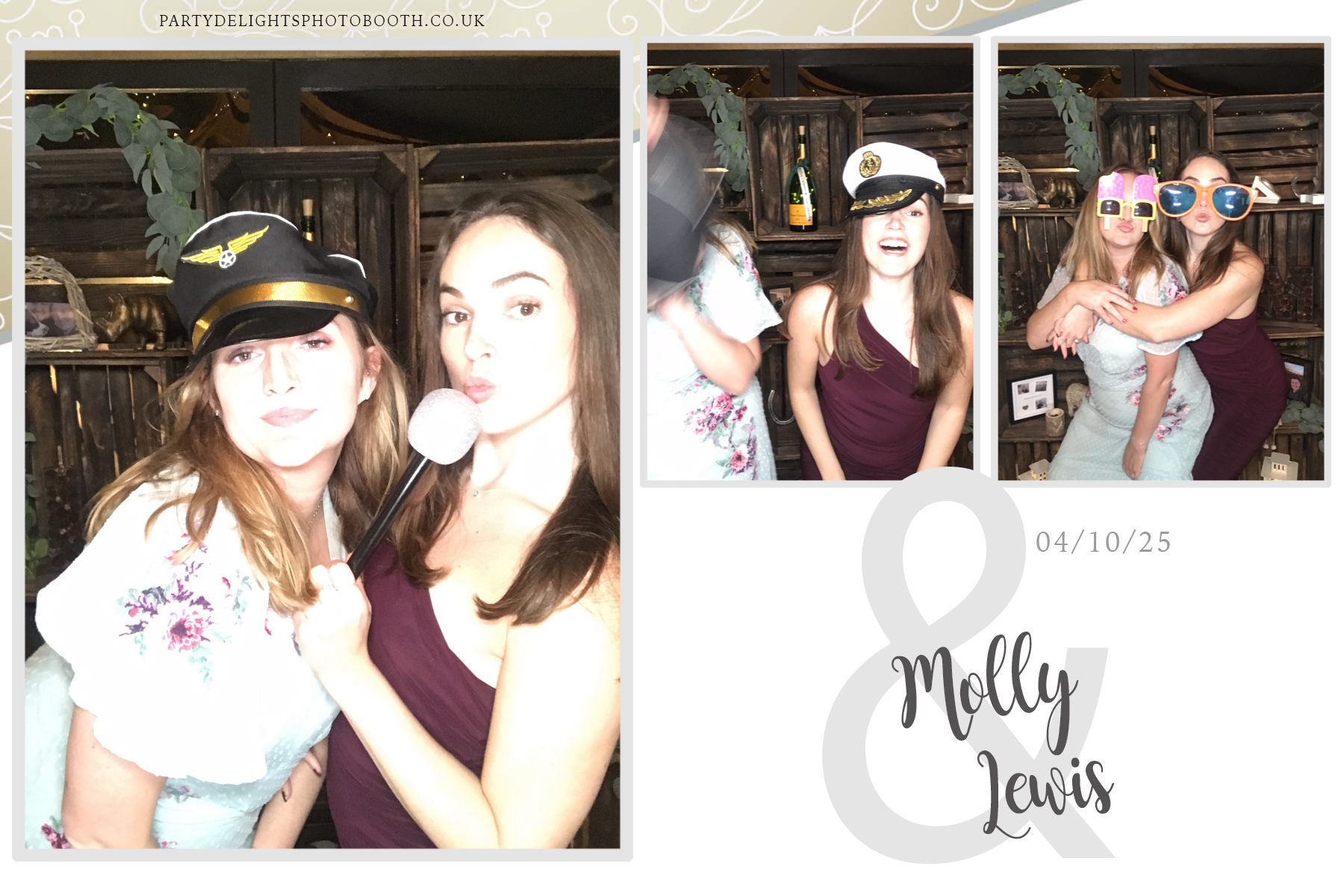 Molly & Lewis Wedding | View more photos from the event at gallery.partydelightsphotobooth.co.uk/u/PartyDelightsPhotoBooth/Molly-Lewis-Wedding