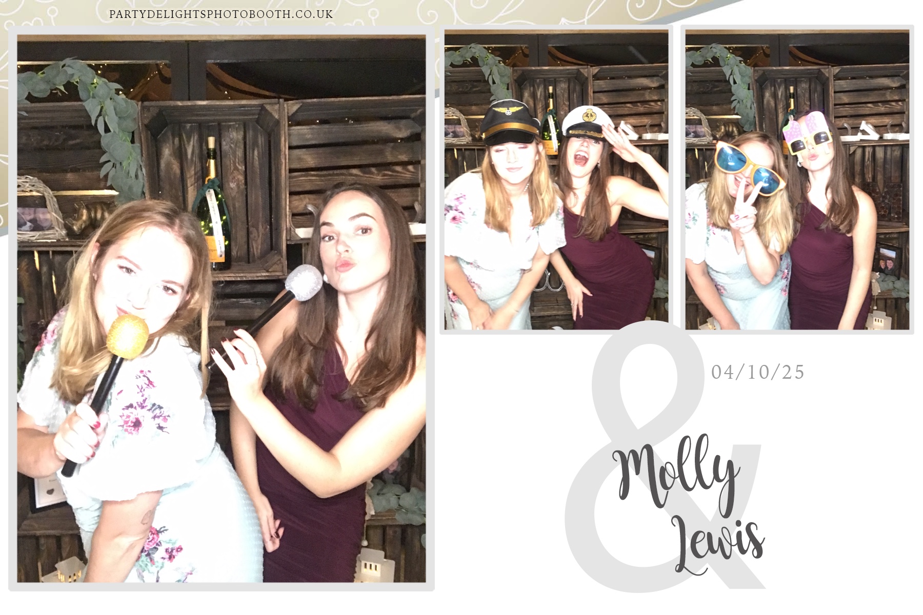 Molly & Lewis Wedding | View more photos from the event at gallery.partydelightsphotobooth.co.uk/u/PartyDelightsPhotoBooth/Molly-Lewis-Wedding
