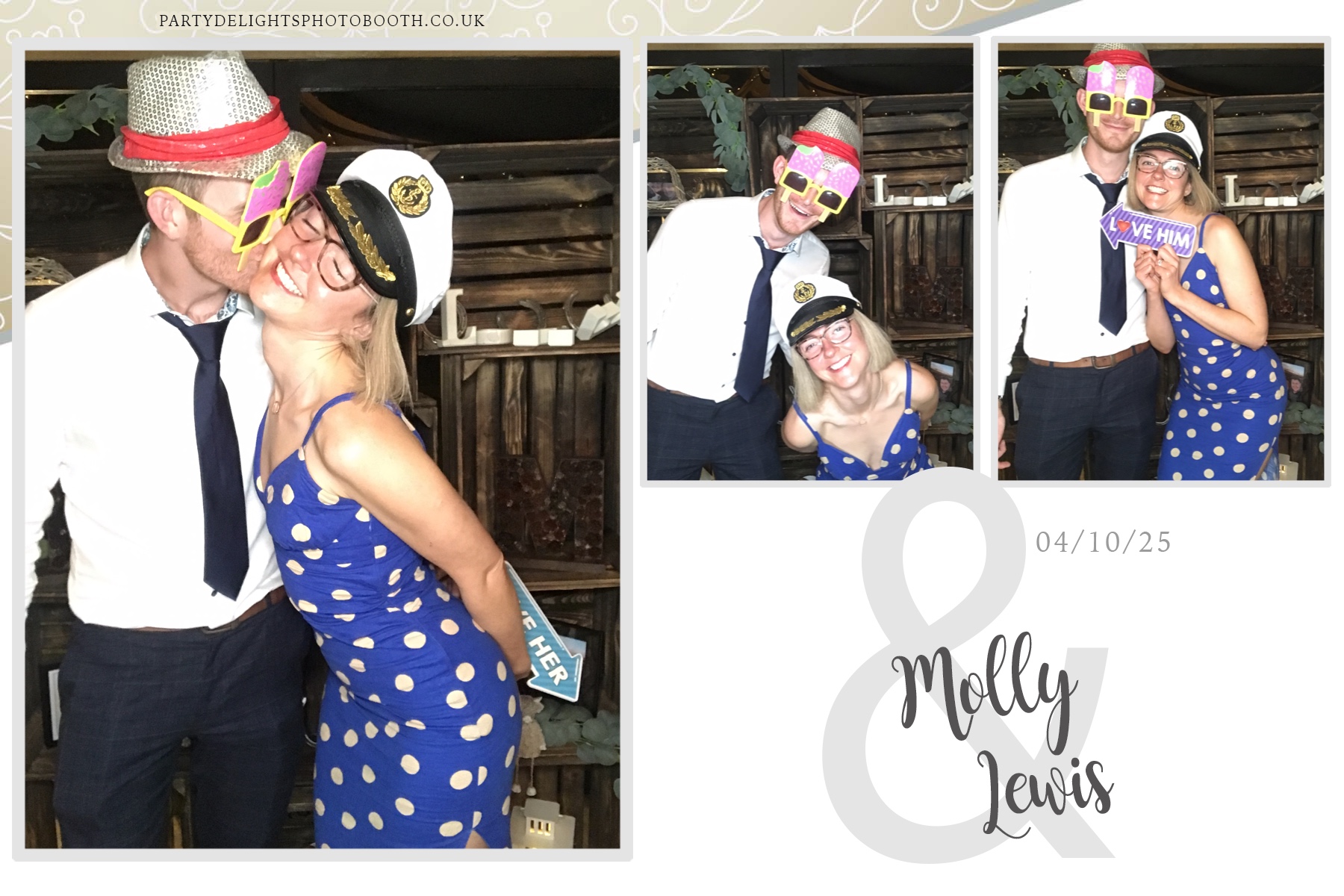 Molly & Lewis Wedding | View more photos from the event at gallery.partydelightsphotobooth.co.uk/u/PartyDelightsPhotoBooth/Molly-Lewis-Wedding