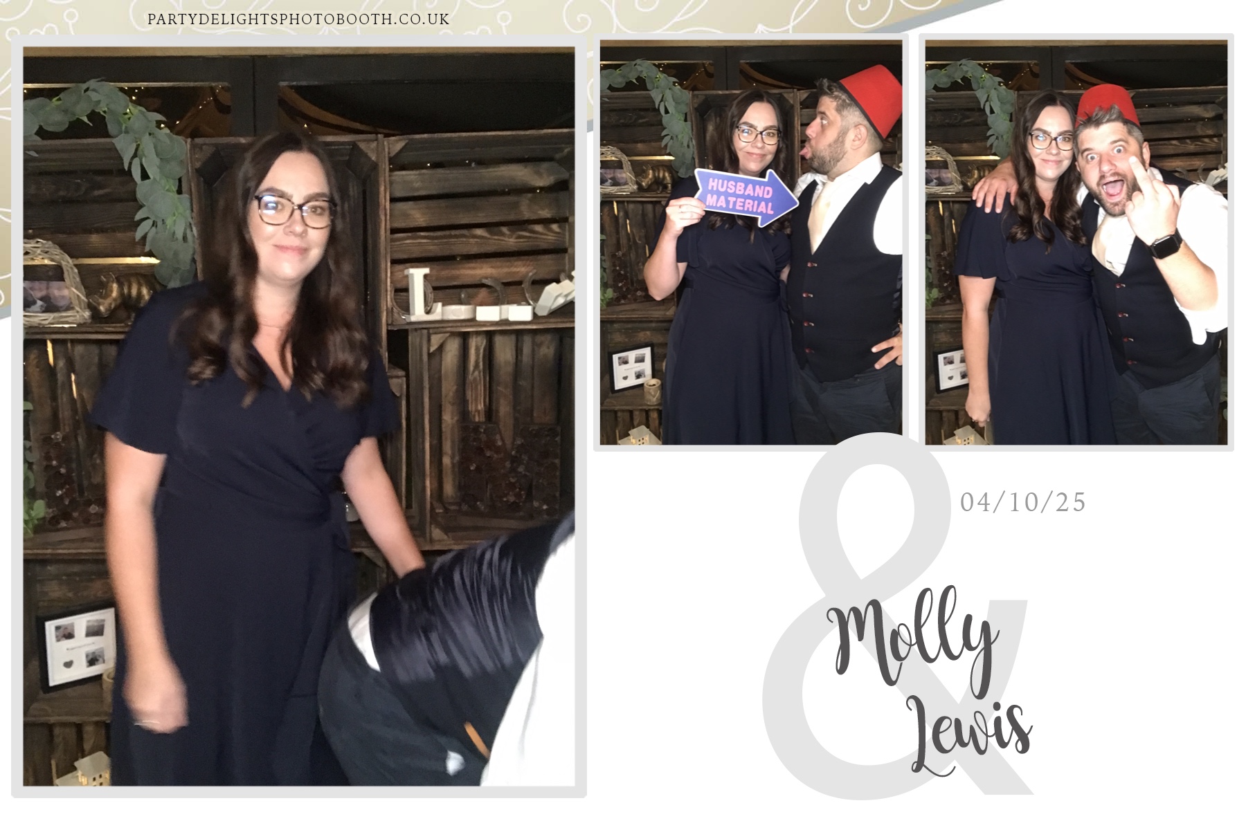 Molly & Lewis Wedding | View more photos from the event at gallery.partydelightsphotobooth.co.uk/u/PartyDelightsPhotoBooth/Molly-Lewis-Wedding