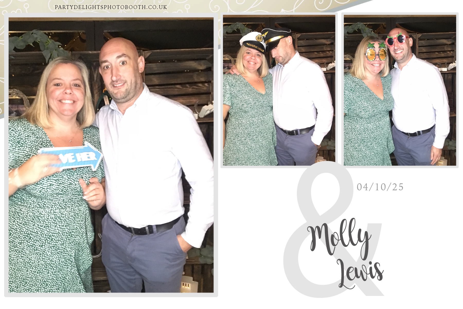 Molly & Lewis Wedding | View more photos from the event at gallery.partydelightsphotobooth.co.uk/u/PartyDelightsPhotoBooth/Molly-Lewis-Wedding