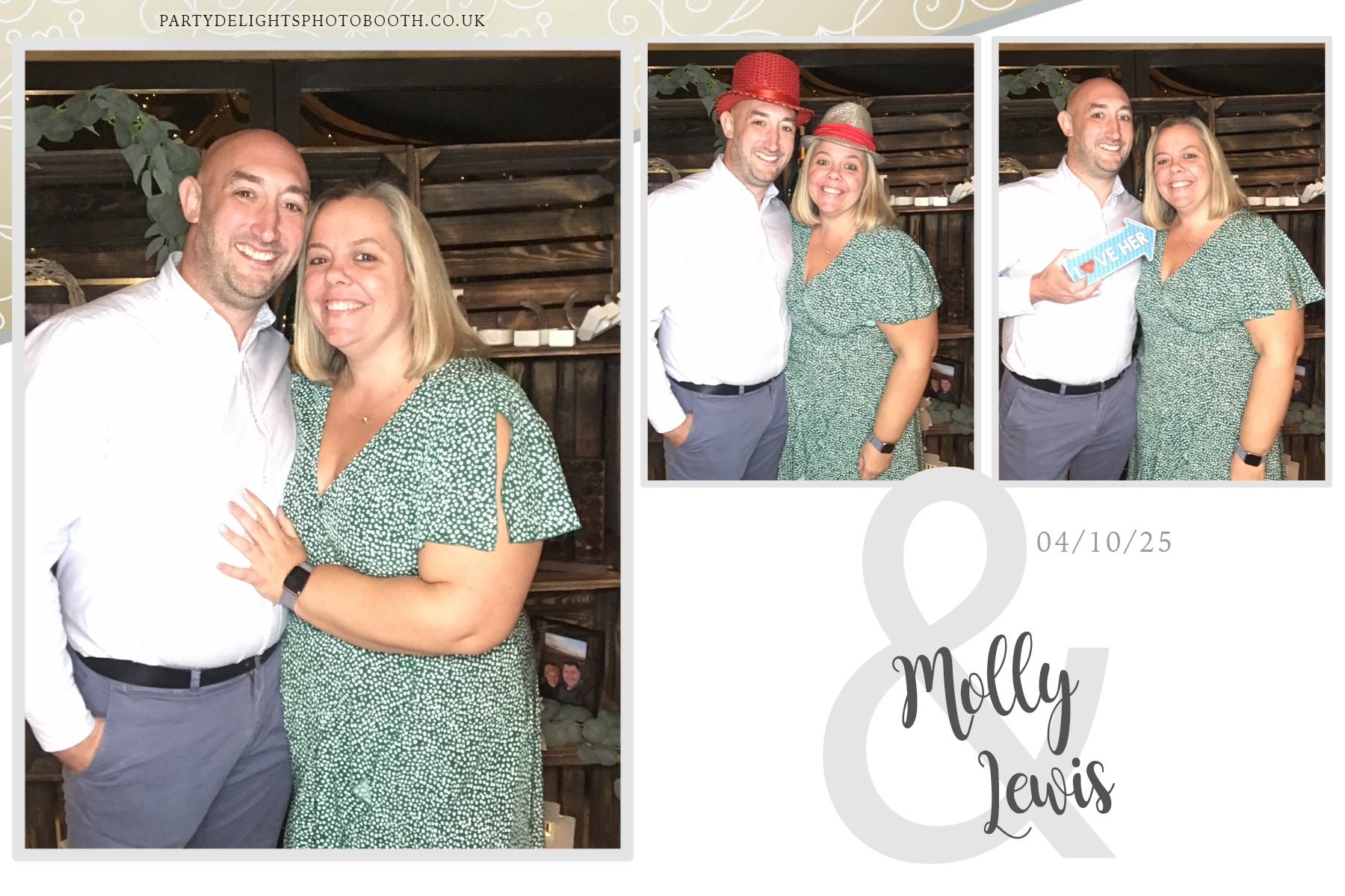 Molly & Lewis Wedding | View more photos from the event at gallery.partydelightsphotobooth.co.uk/u/PartyDelightsPhotoBooth/Molly-Lewis-Wedding